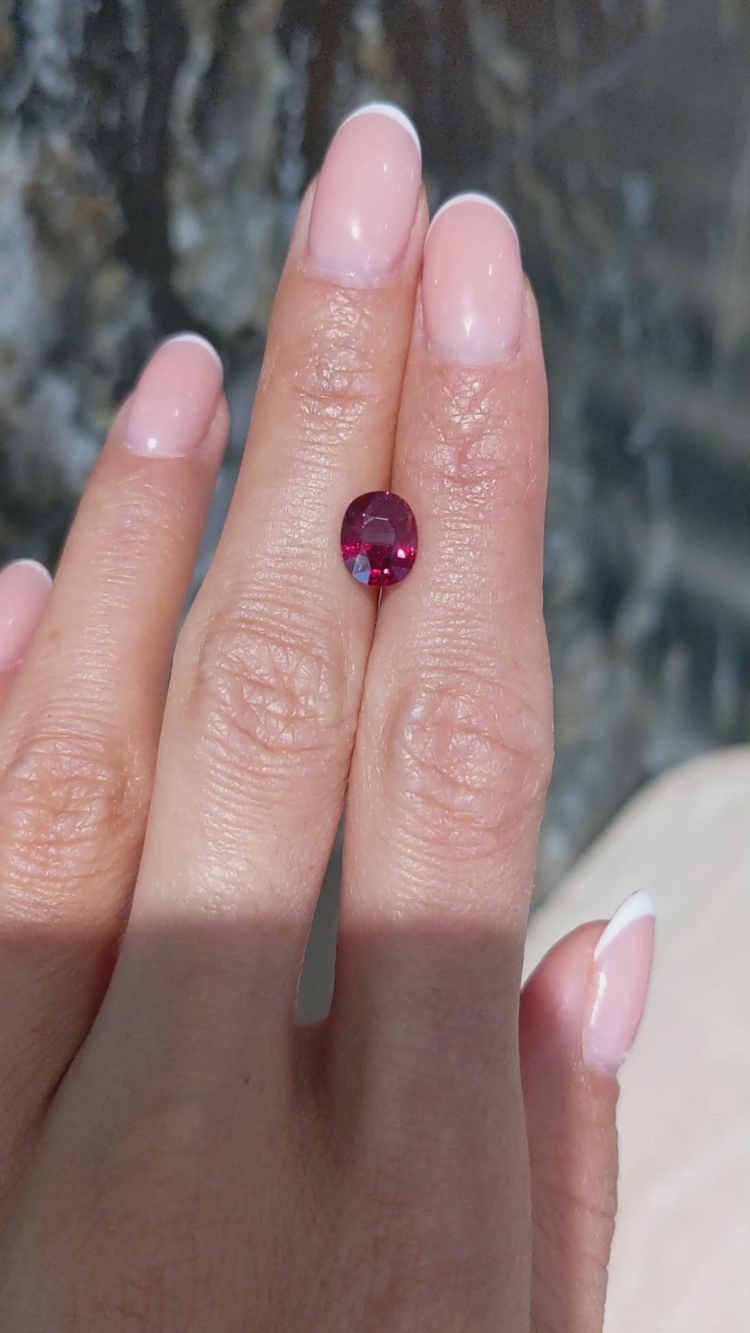 2.06 Ct. Ruby from Mozambique Size Video