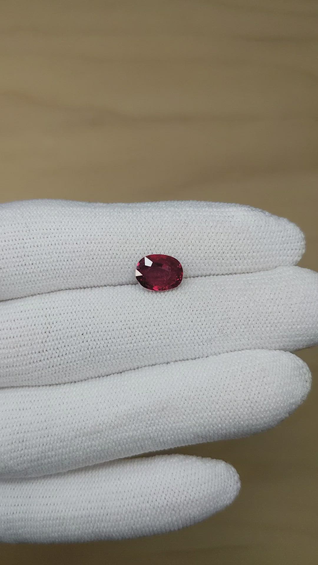2.00 Ct. Ruby from Mozambique Size Video