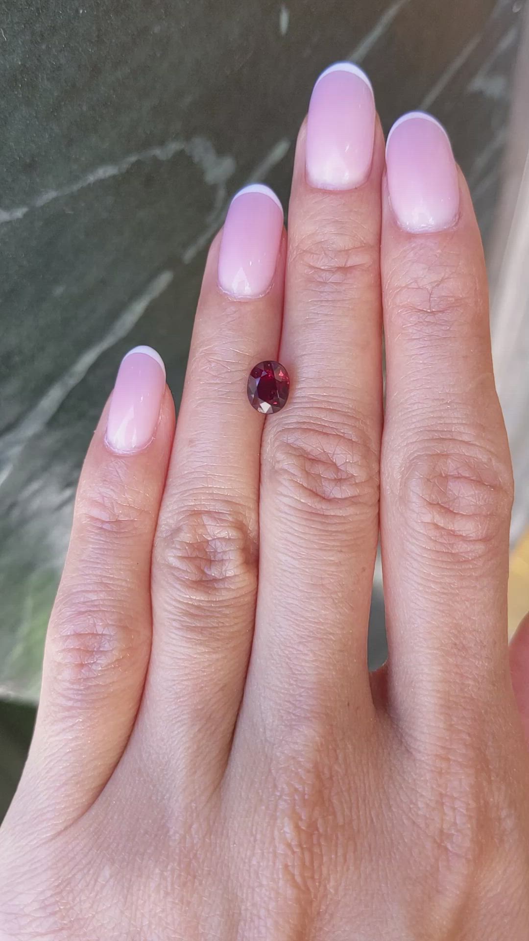 1.73 Ct. Ruby from Mozambique Size Video