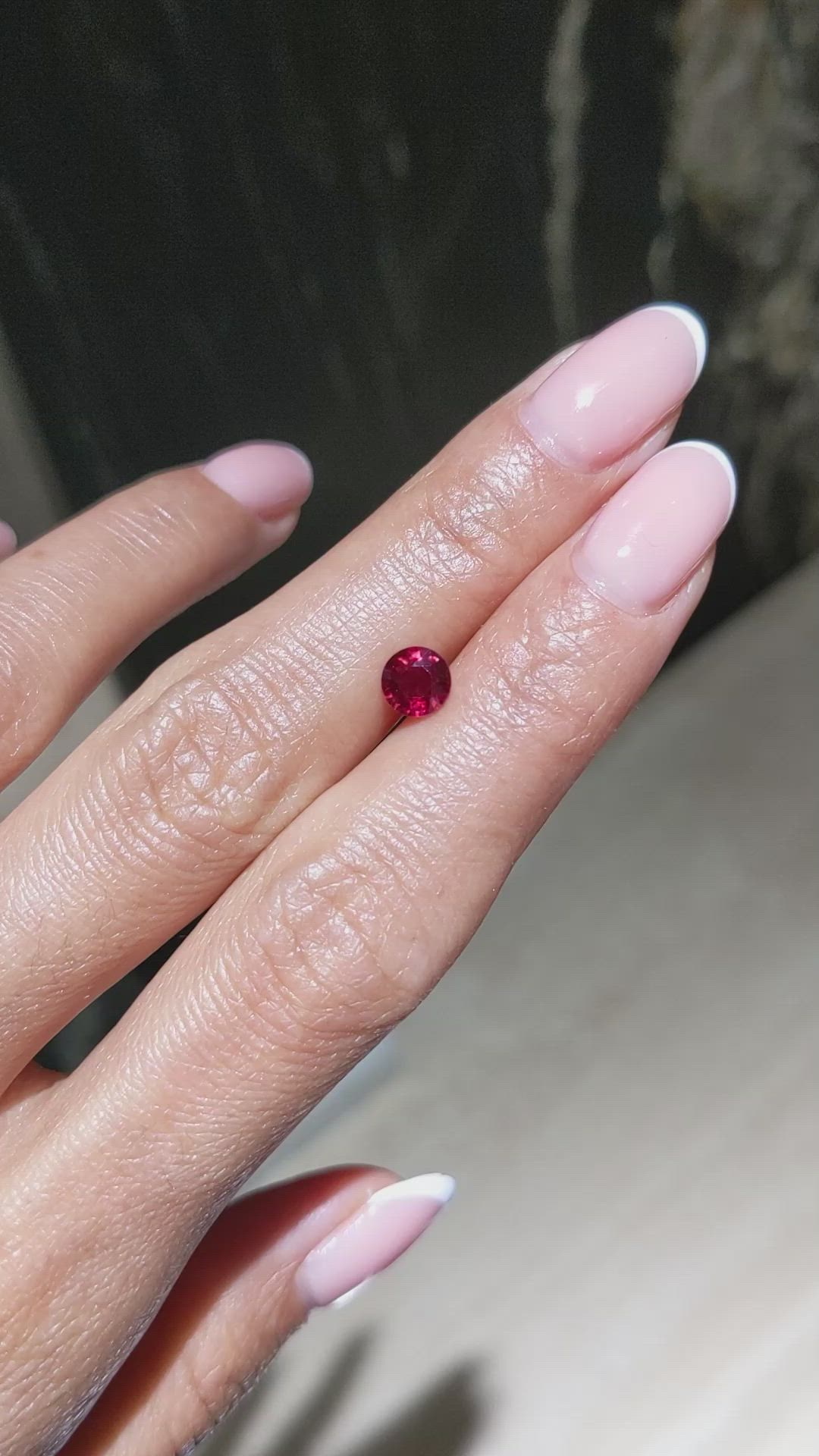 0.93 Ct. Ruby from Mozambique Size Video