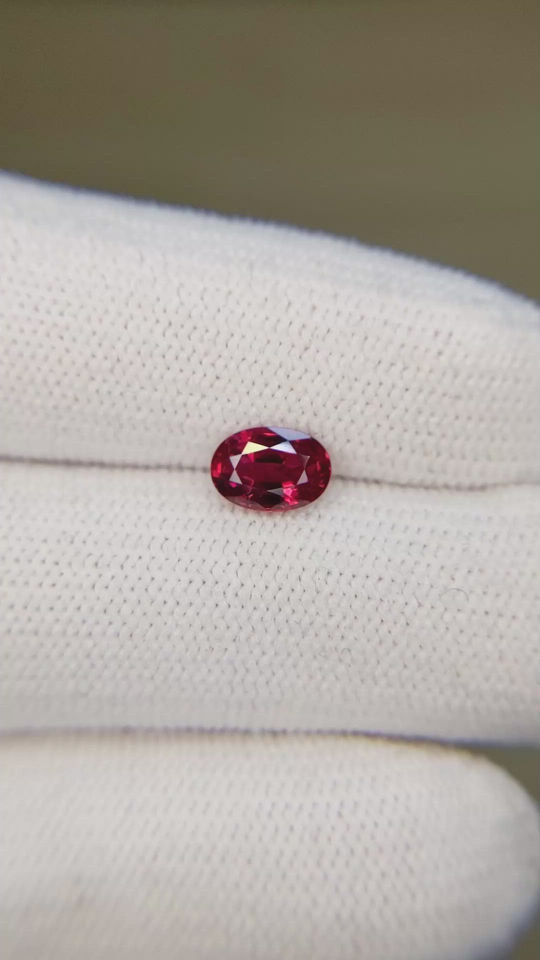 0.95 Ct. Ruby from Mozambique Size Video