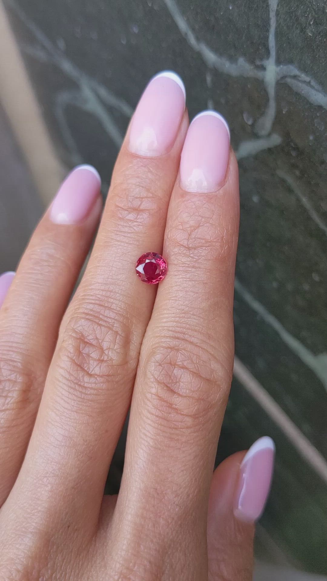 1.01 Ct. Ruby from Mozambique Size Video