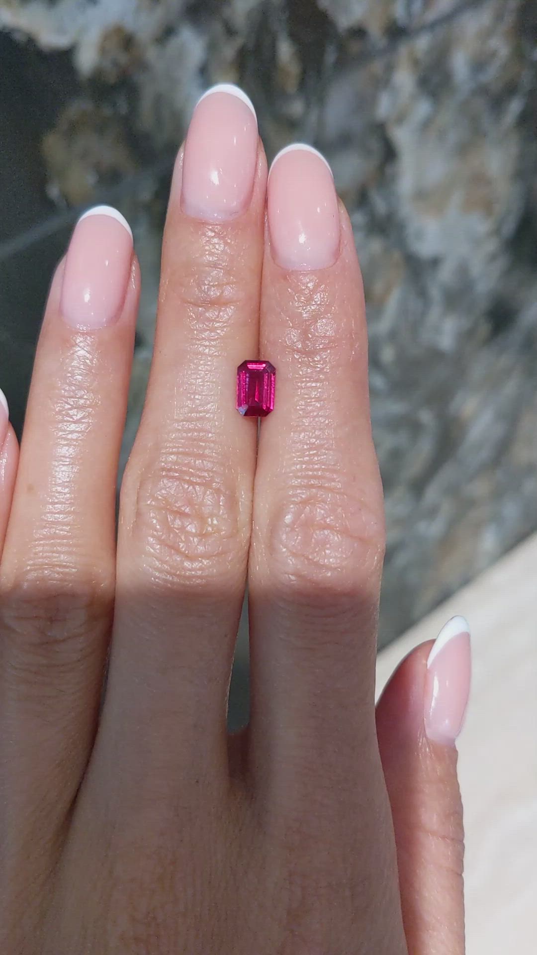 1.01 Ct. Ruby from Mozambique Size Video