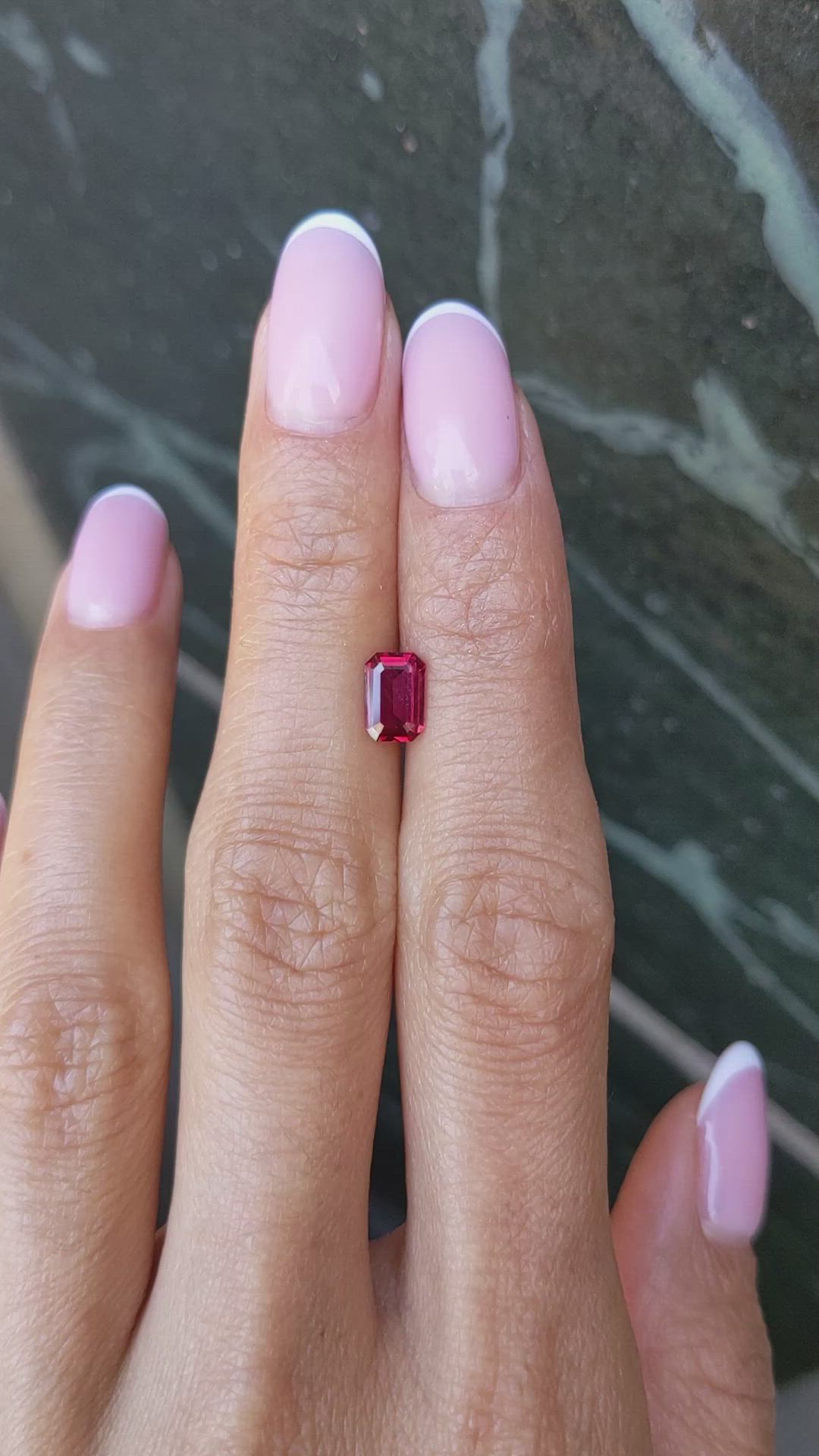 1.01 Ct. Ruby from Mozambique Size Video
