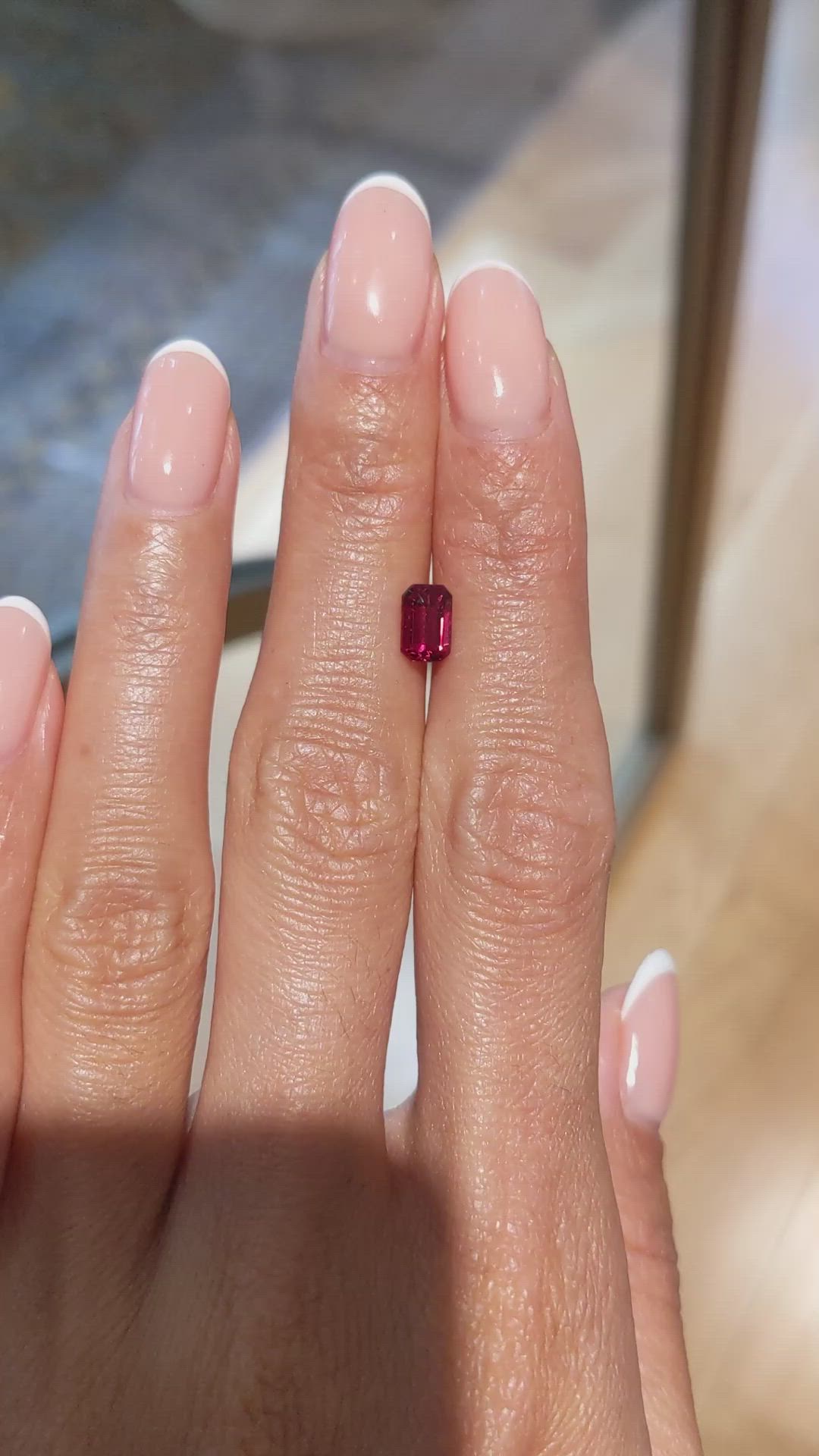 1.02 Ct. Ruby from Mozambique Size Video