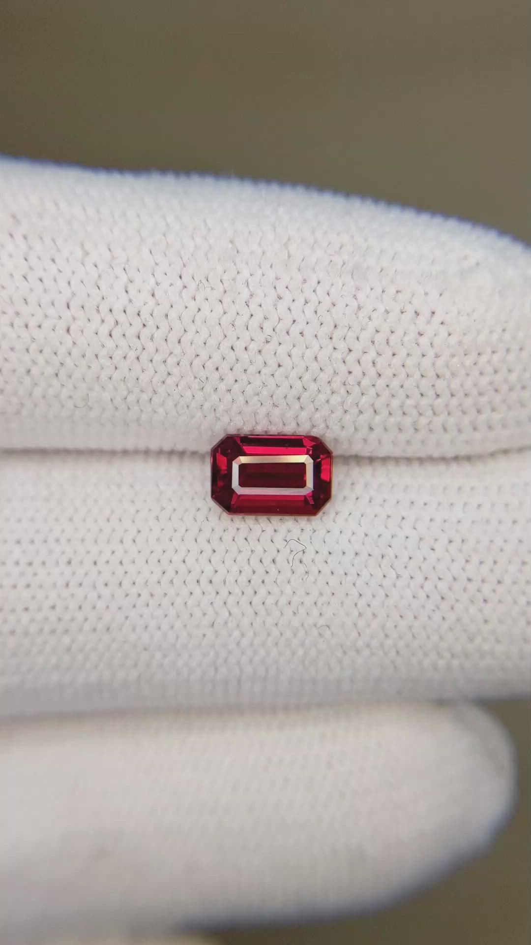 1.02 Ct. Ruby from Mozambique Size Video