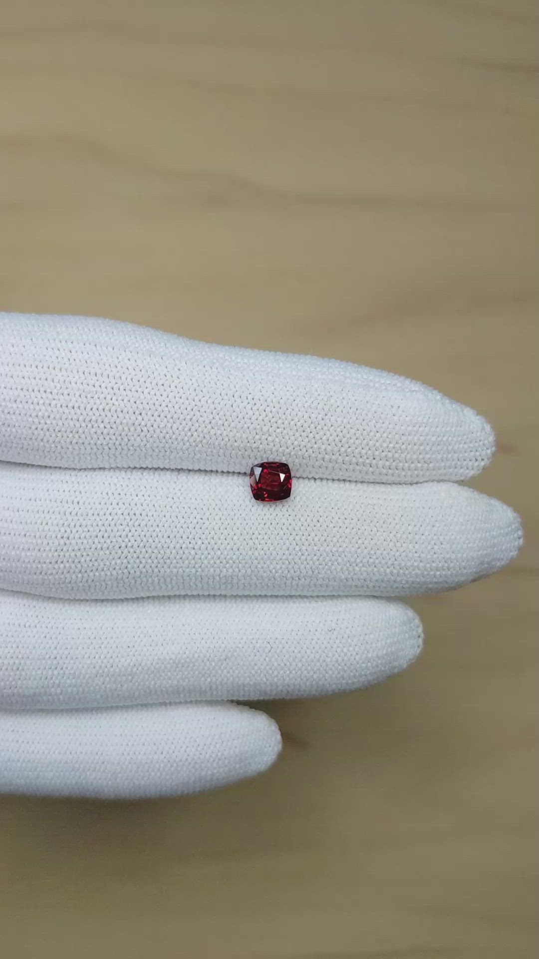 1.07 Ct. Ruby from Mozambique Size Video