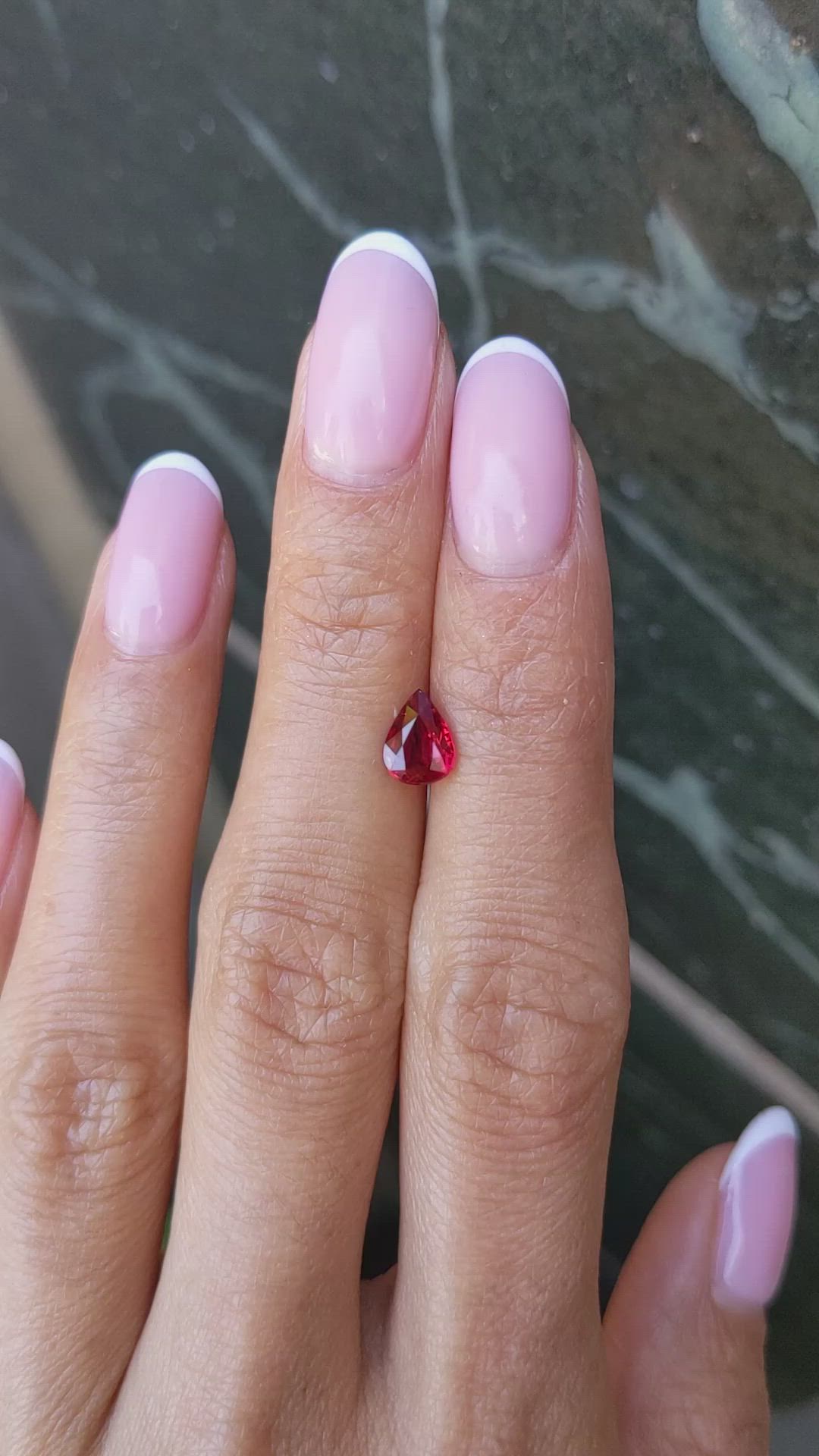 1.07 Ct. Ruby from Mozambique Size Video