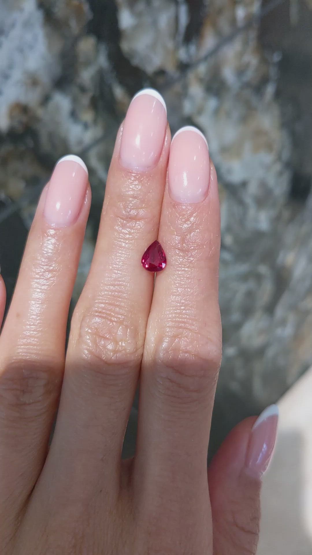 1.07 Ct. Ruby from Mozambique Size Video