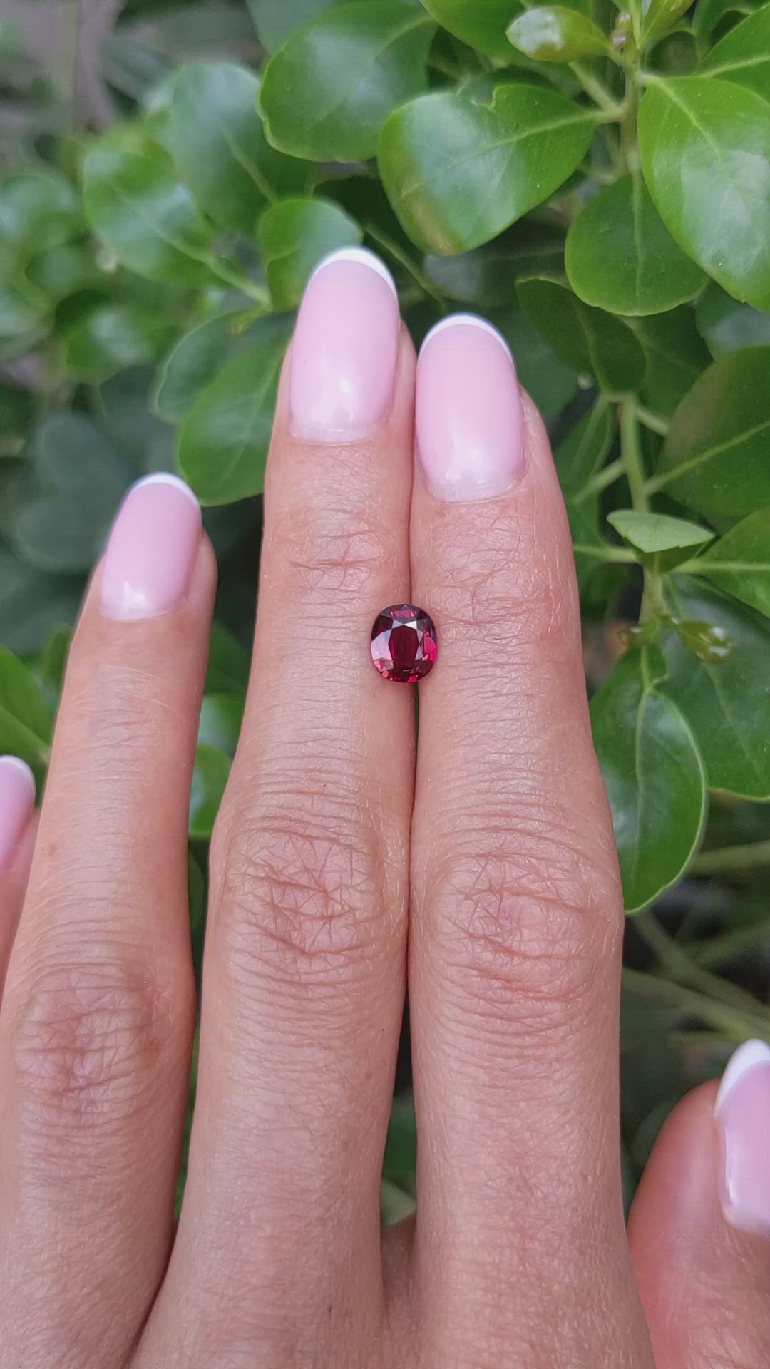 1.09 Ct. Ruby from Mozambique Size Video