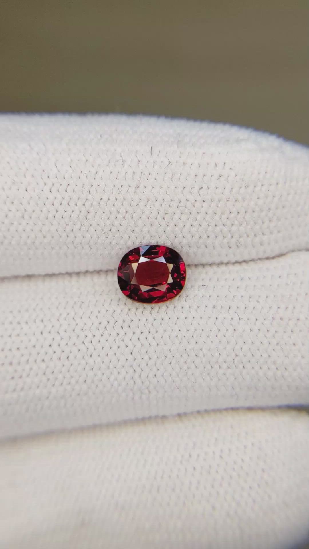 1.09 Ct. Ruby from Mozambique Size Video