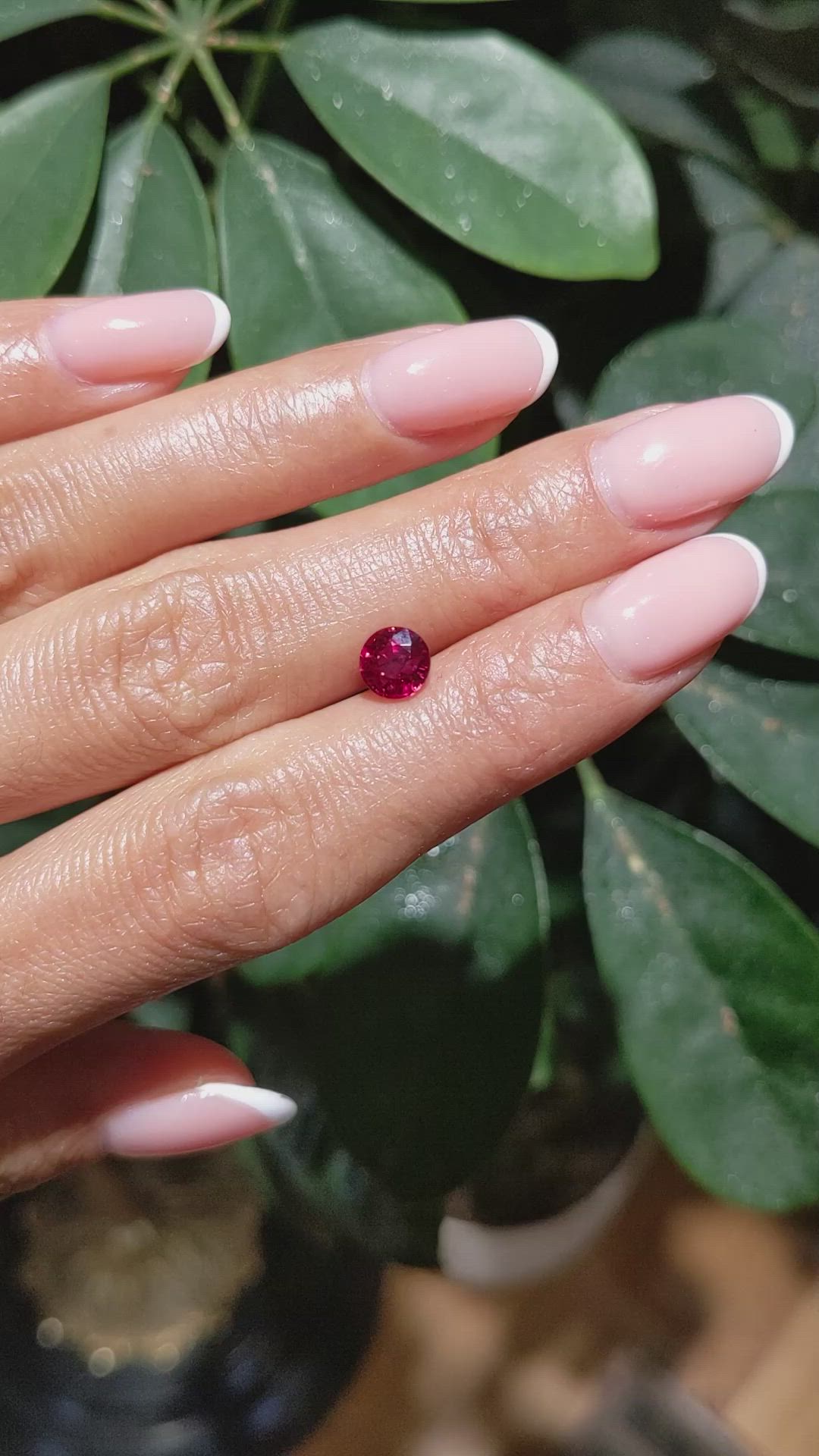 1.10 Ct. Ruby from Mozambique Size Video