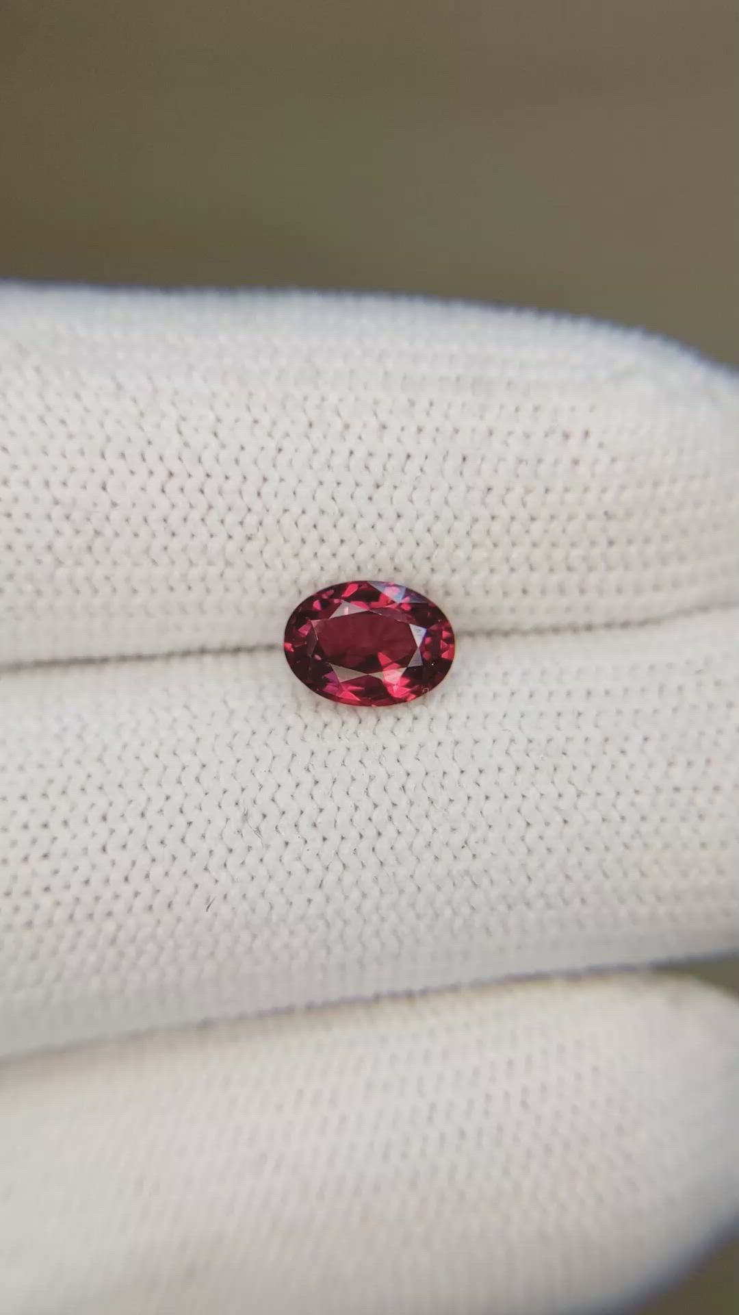 1.14 Ct. Ruby from Mozambique Size Video