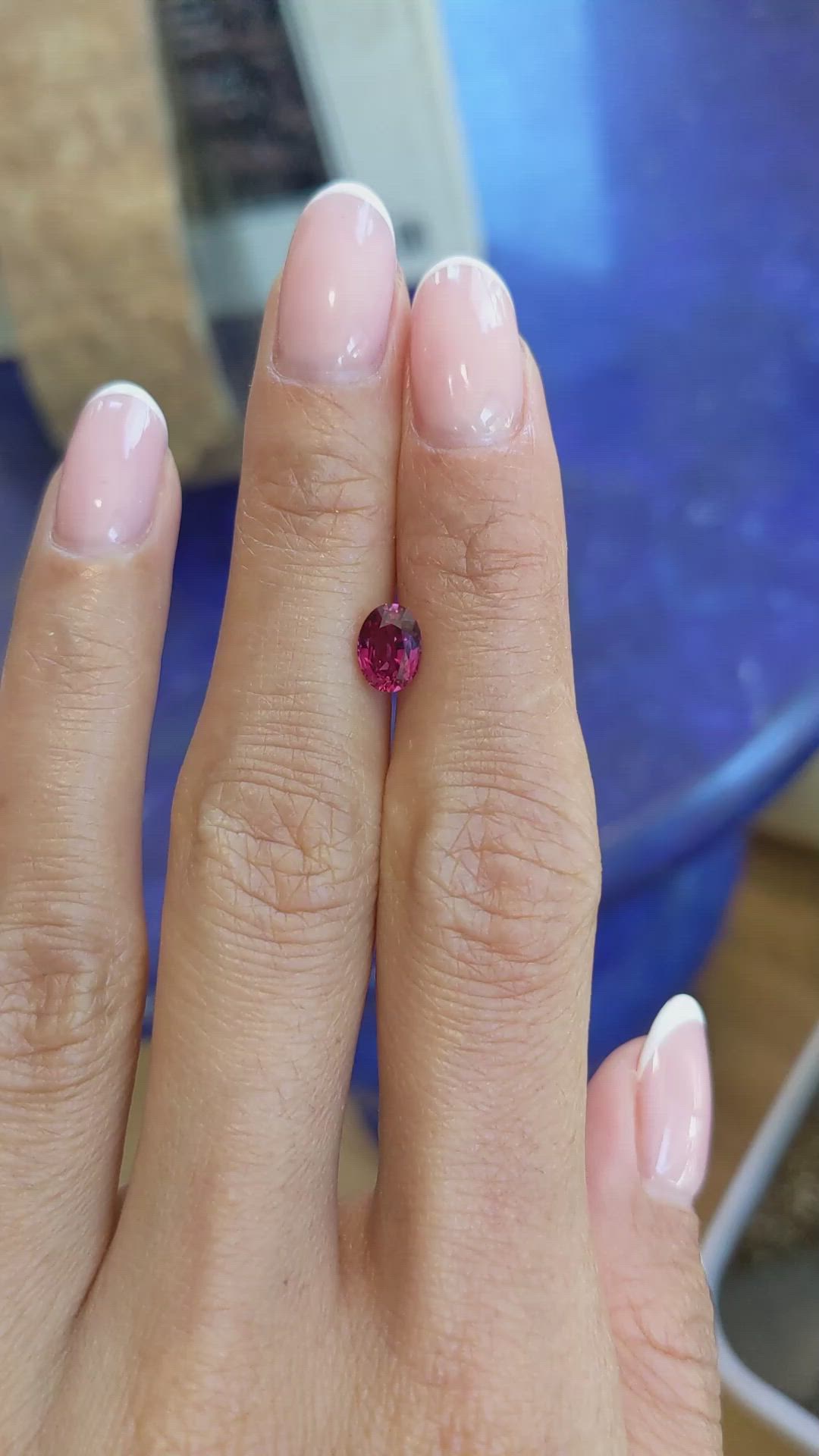 1.14 Ct. Ruby from Mozambique Size Video