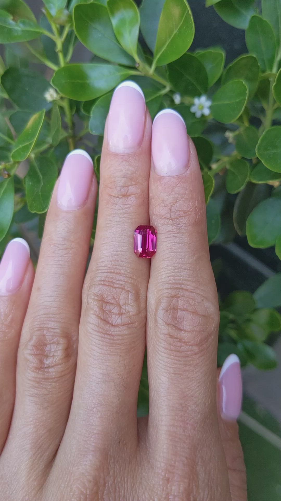 1.51 Ct. Pinkish Red Ruby from Mozambique Size Video