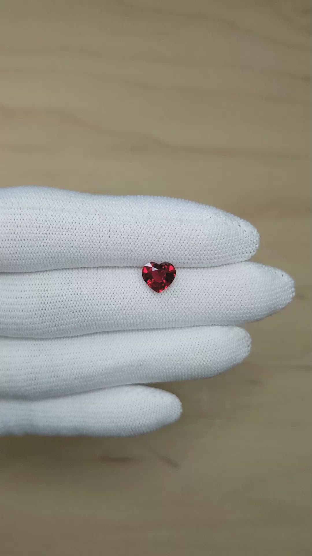 1.52 Ct. Ruby from Mozambique Size Video