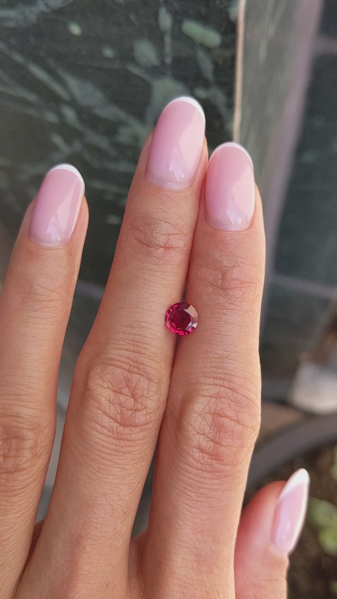 0.71 Ct. Ruby from Mozambique Size Video