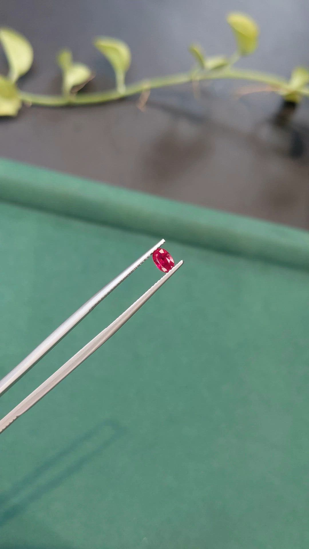 0.38 Ct. Ruby from Burma (Myanmar) Size Video