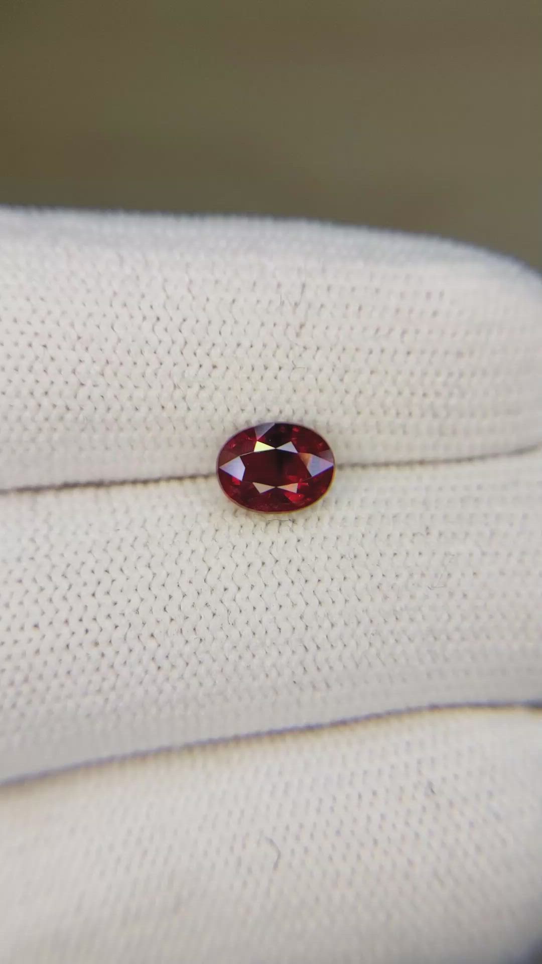 1.04 Ct. Ruby from Burma (Myanmar) Size Video