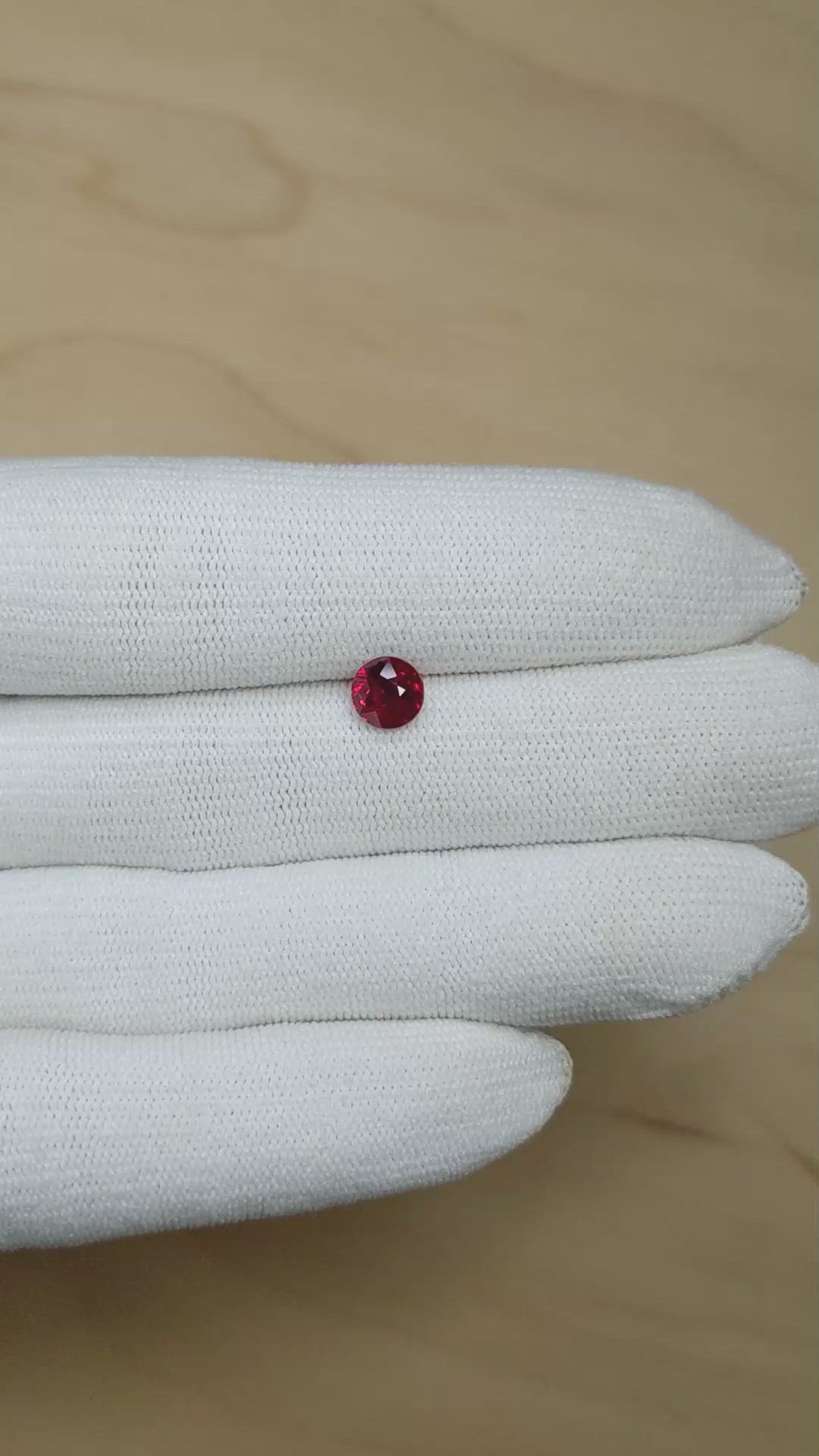 1.50 Ct. Ruby from Burma (Myanmar) Size Video