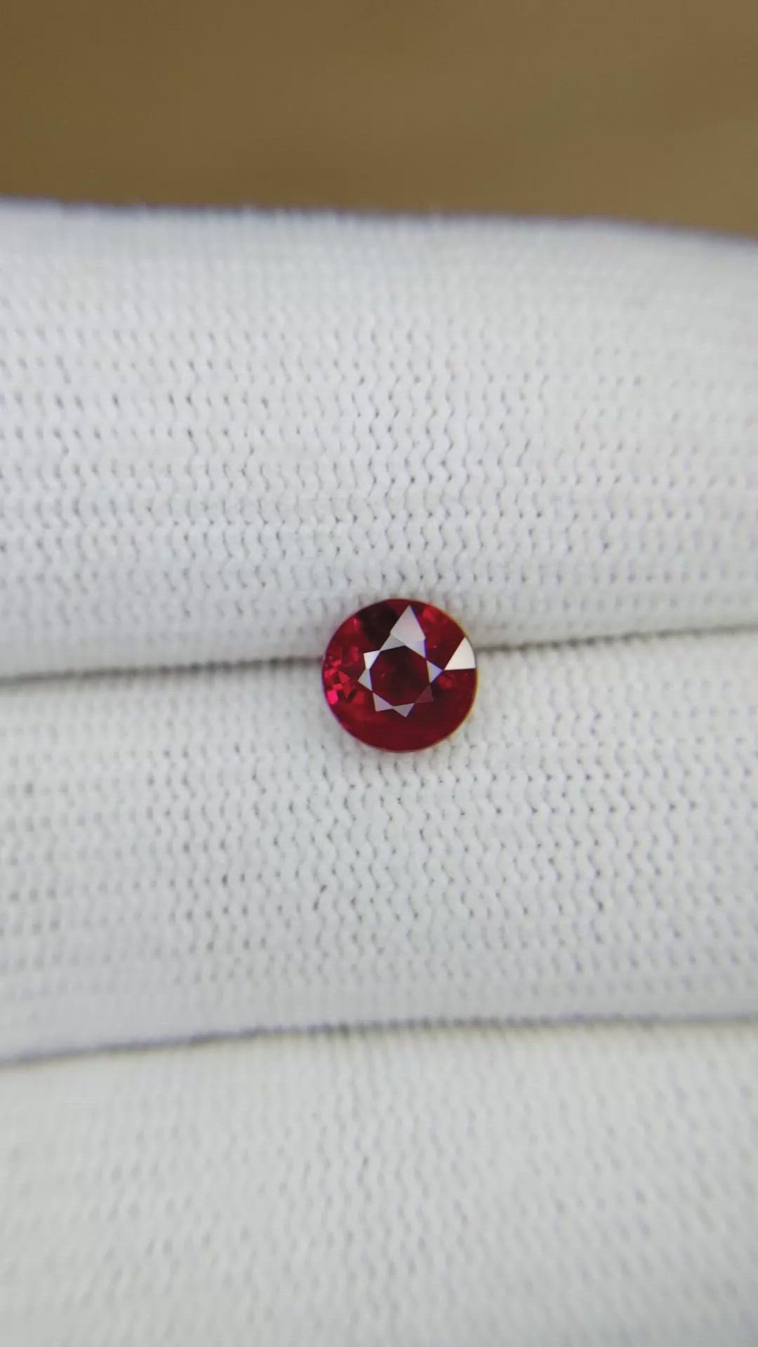 1.50 Ct. Ruby from Burma (Myanmar) Size Video