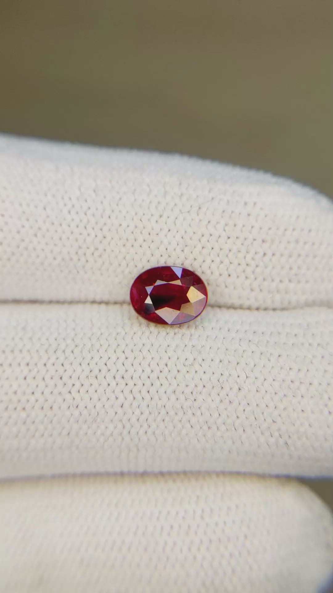 1.13 Ct. Ruby from Burma (Myanmar) Size Video