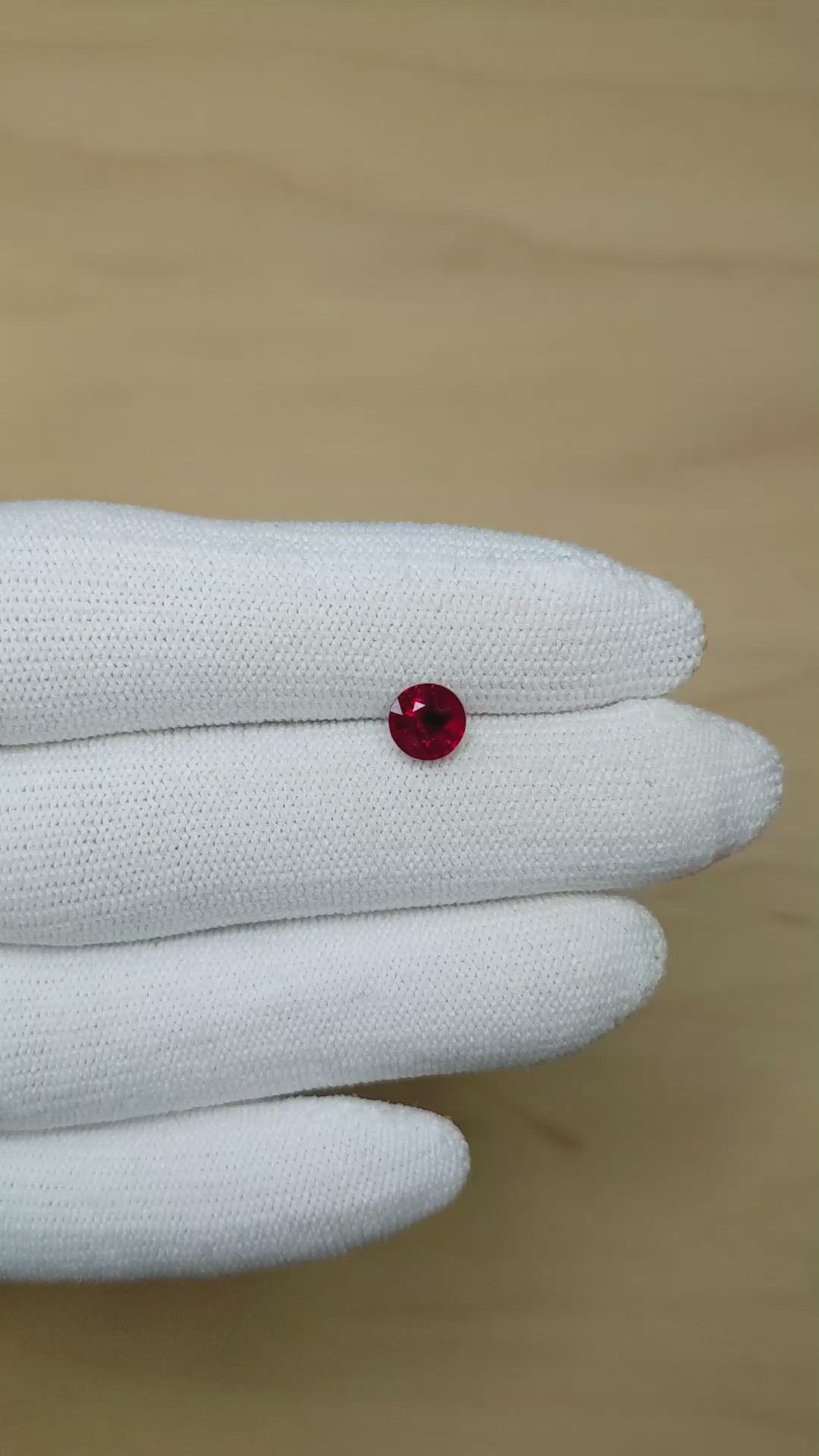 1.17 Ct. Ruby from Burma (Myanmar) Size Video