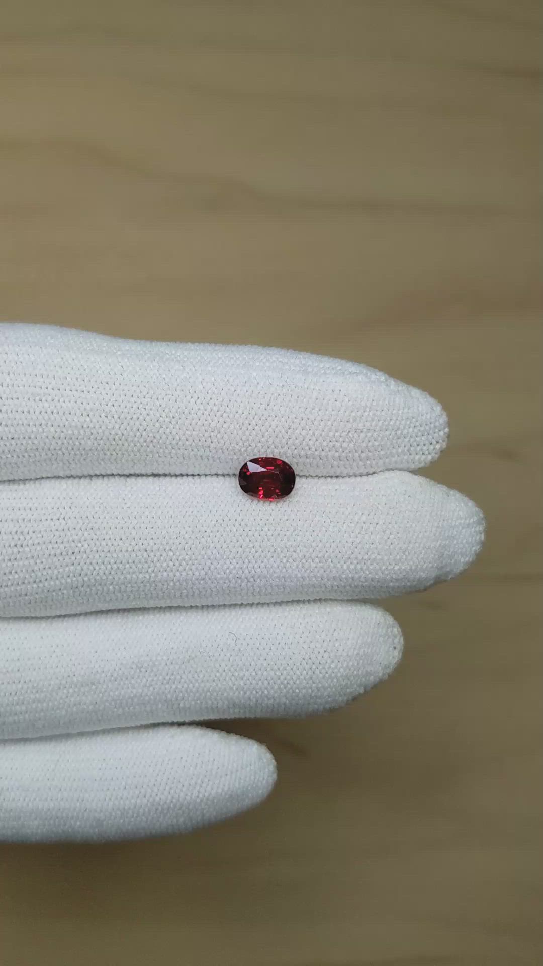 1.07 Ct. Ruby from Burma (Myanmar) Size Video