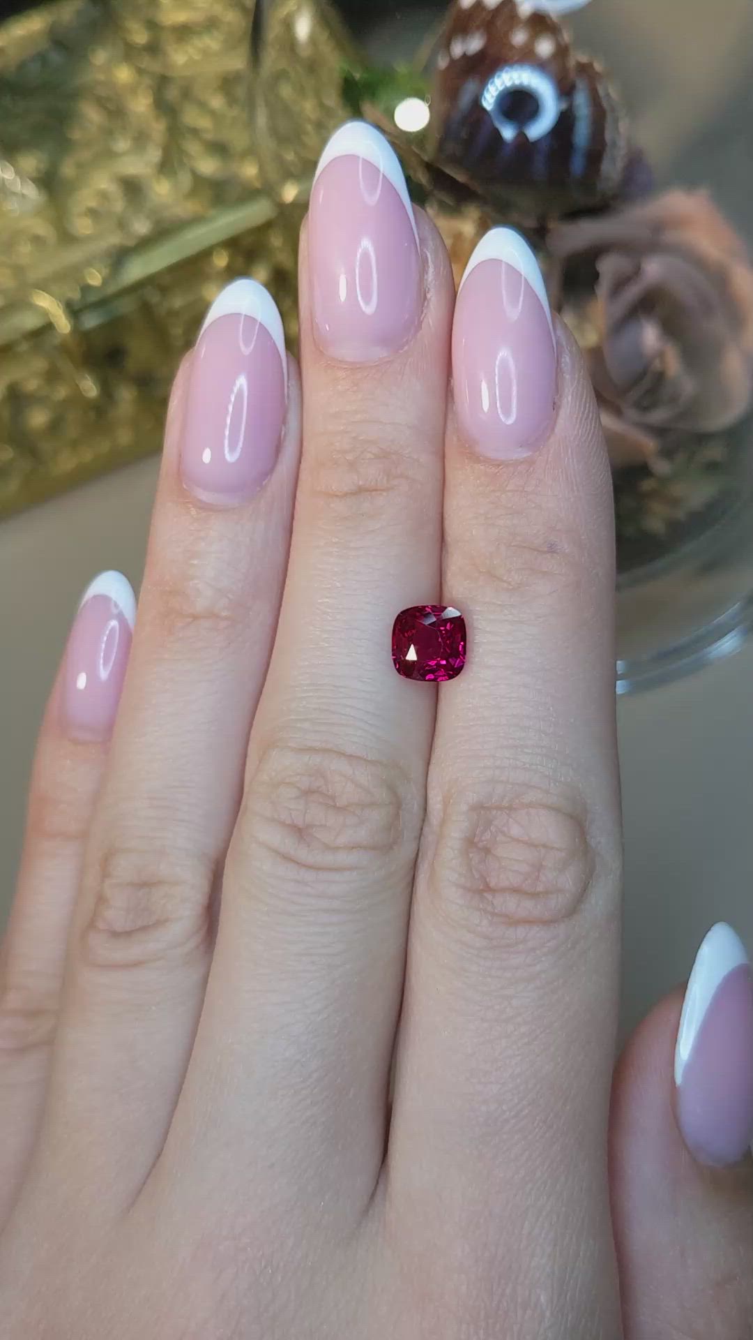 2.02 Ct. Ruby from Mozambique Size Video