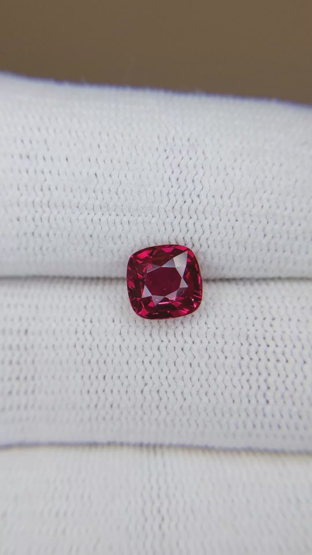 2.02 Ct. Ruby from Mozambique Size Video