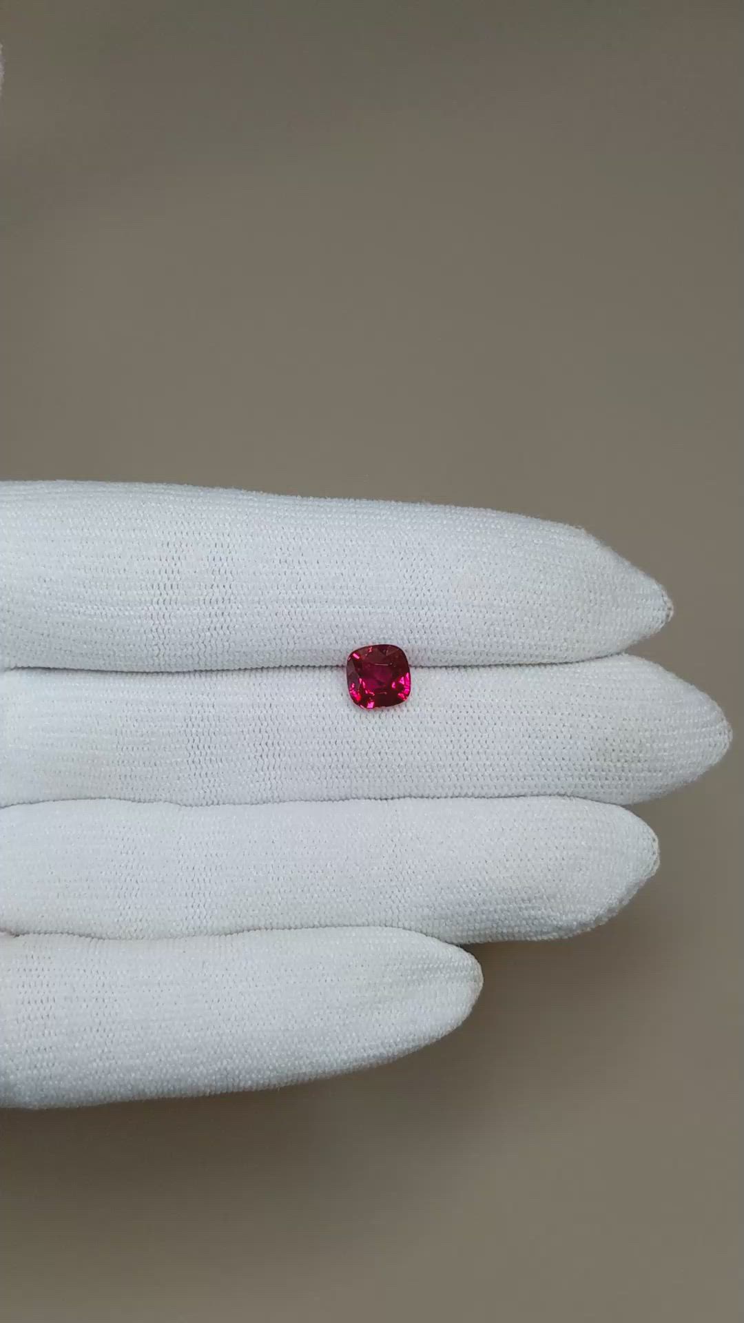 2.02 Ct. Ruby from Mozambique Size Video