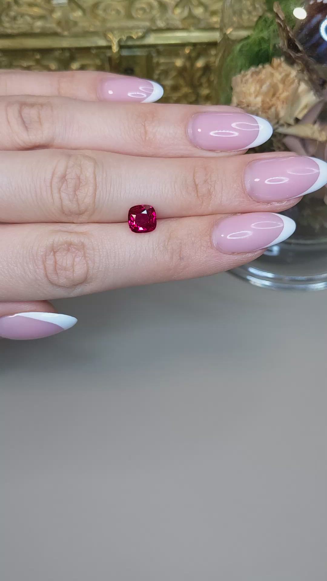 2.02 Ct. Ruby from Mozambique Size Video