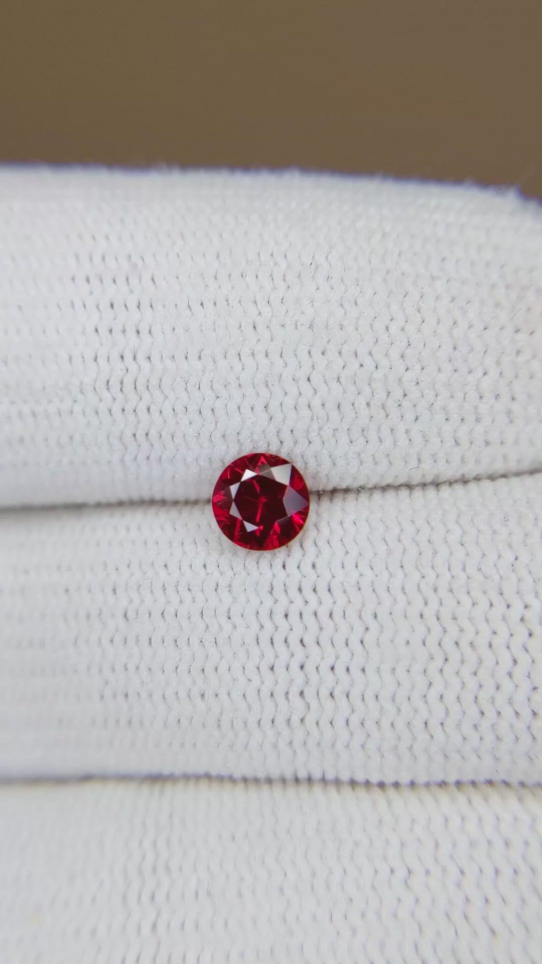 0.57 Ct. Ruby from Mozambique Size Video