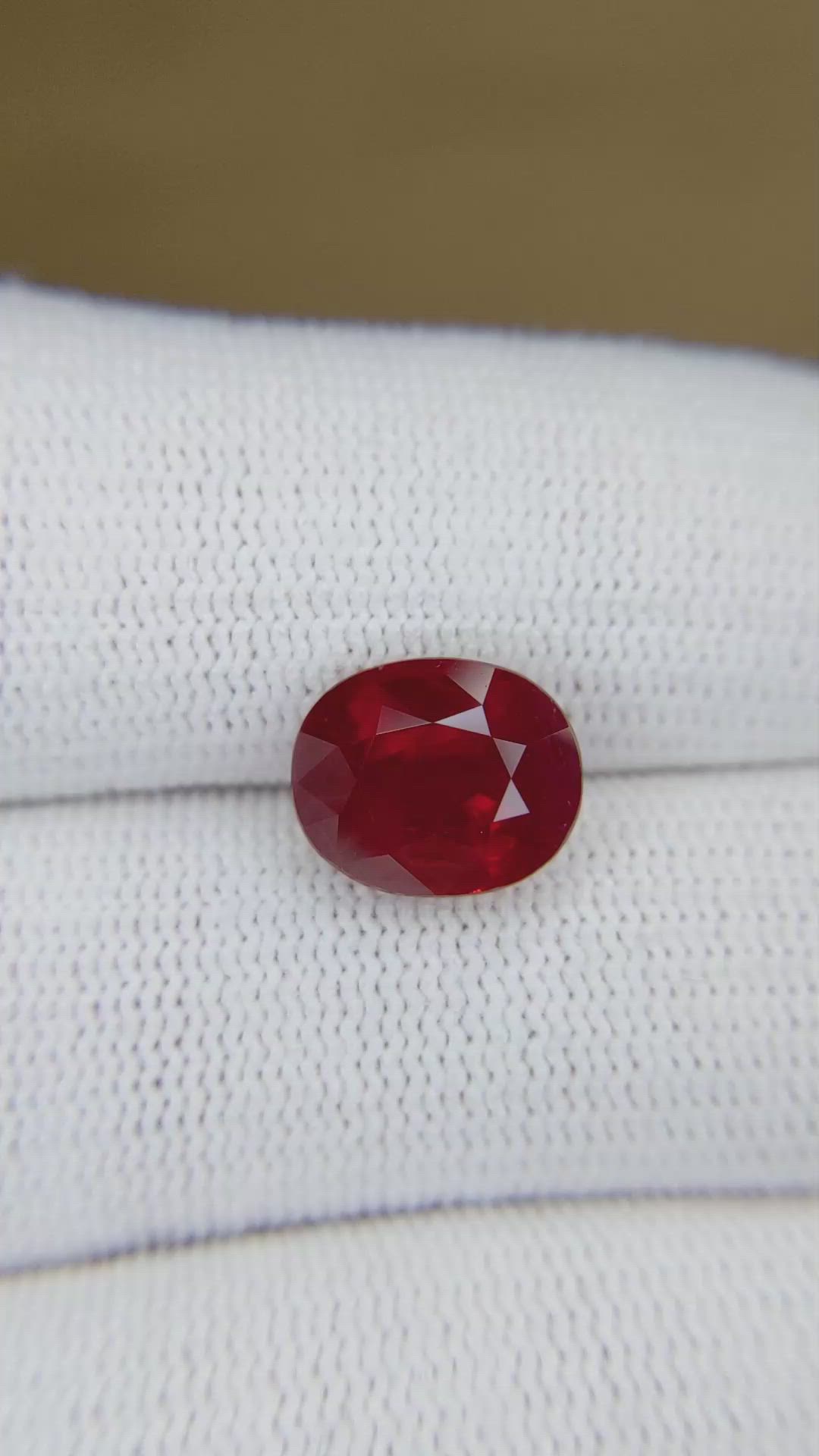 5.04 Ct. Ruby from Burma (Myanmar) Size Video