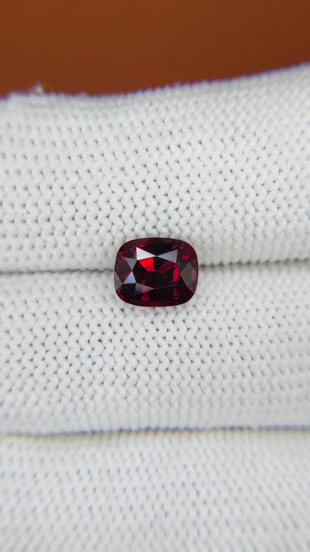 2.03 Ct. Purplish Red Ruby from Ceylon (Sri Lanka) Size Video