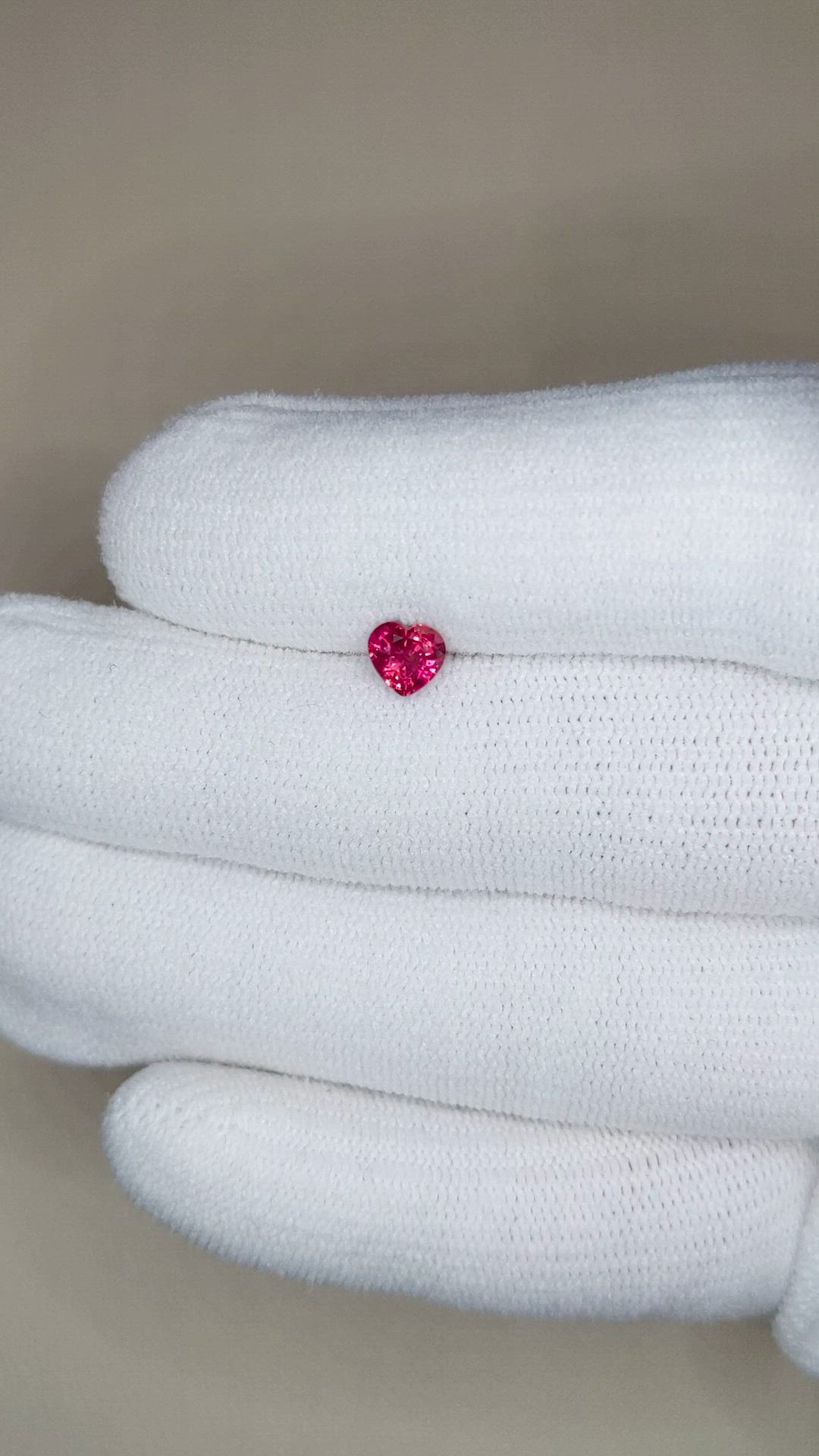 0.65 Ct. Purplish Red Ruby from Mozambique Size Video