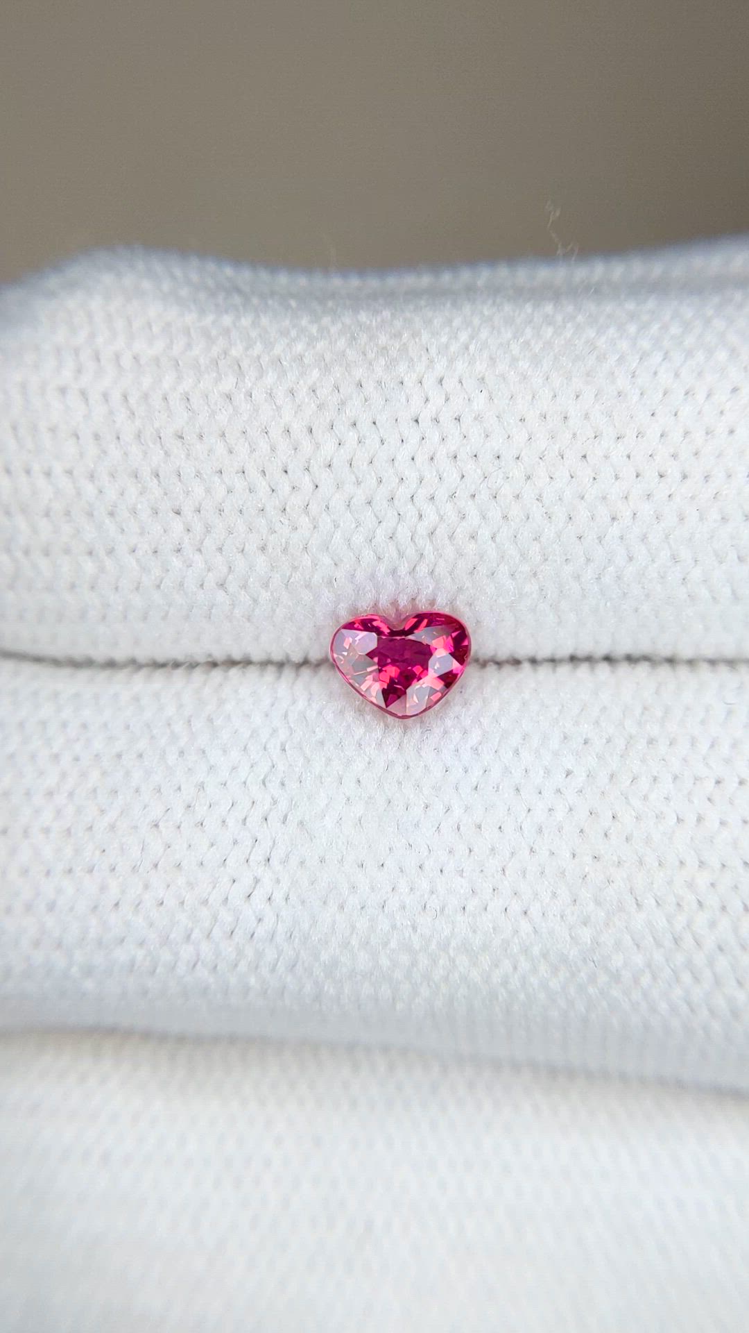 0.55 Ct. Pinkish Red Ruby from Mozambique Size Video