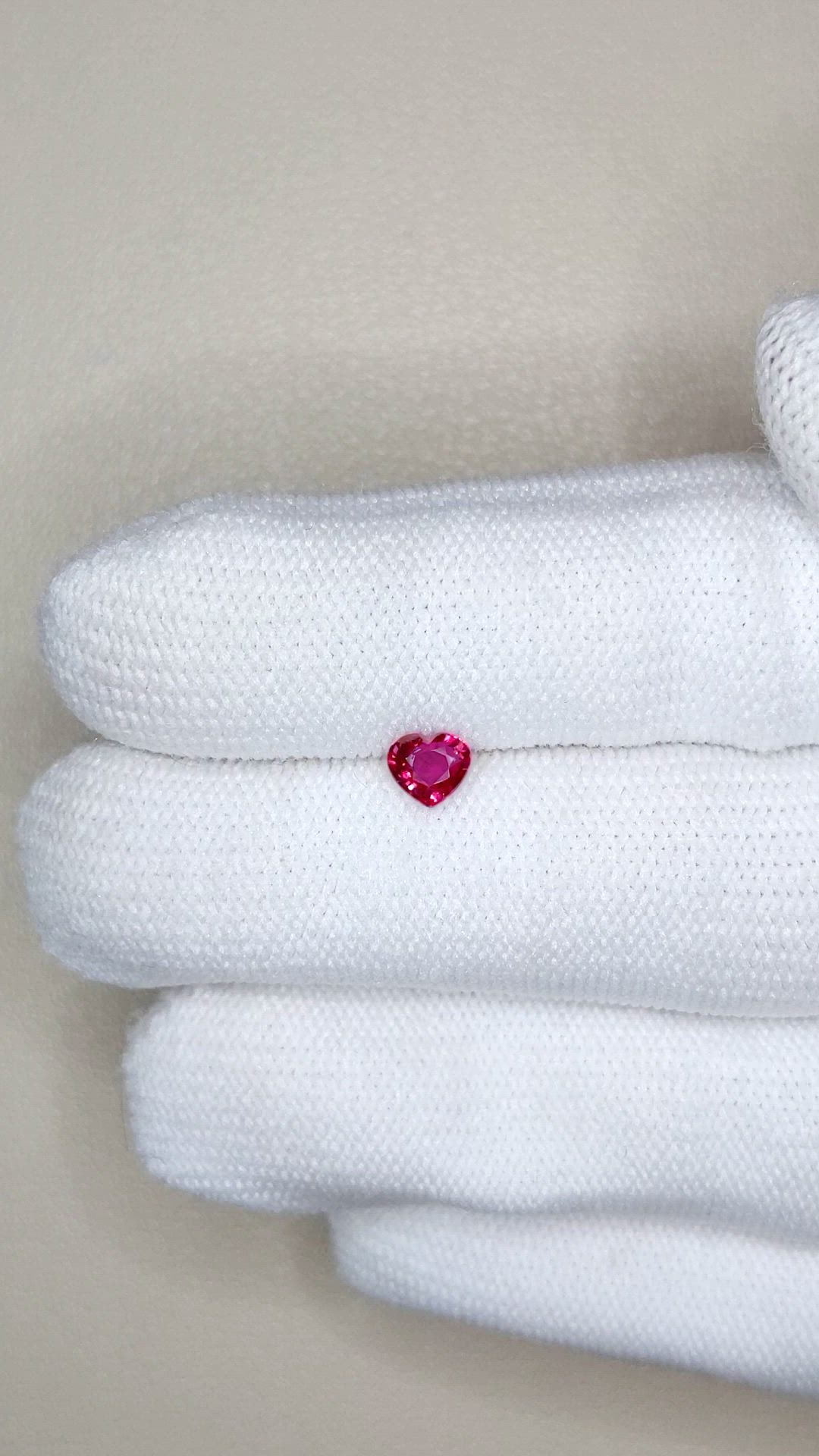 0.51 Ct. Pinkish Red Ruby from Mozambique Size Video