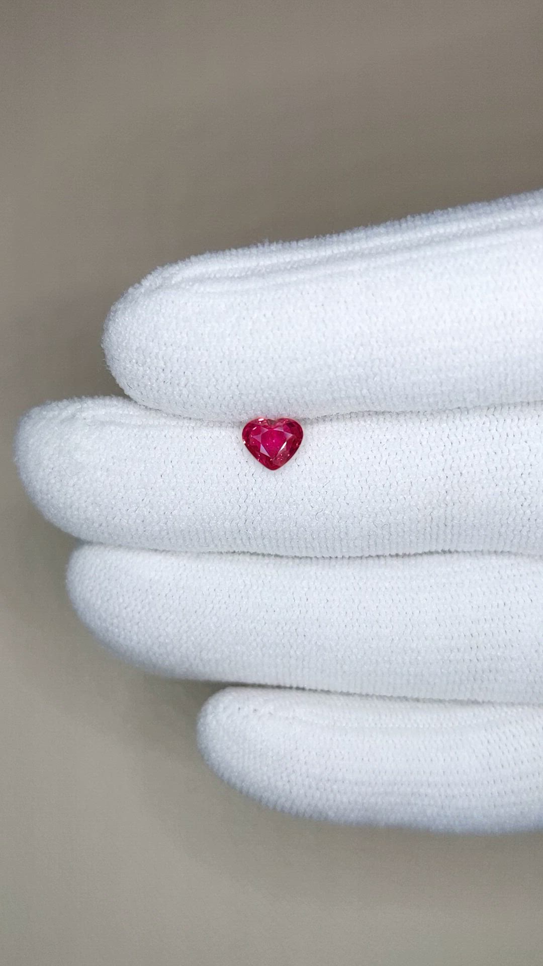 0.65 Ct. Pinkish Red Ruby from Mozambique Size Video