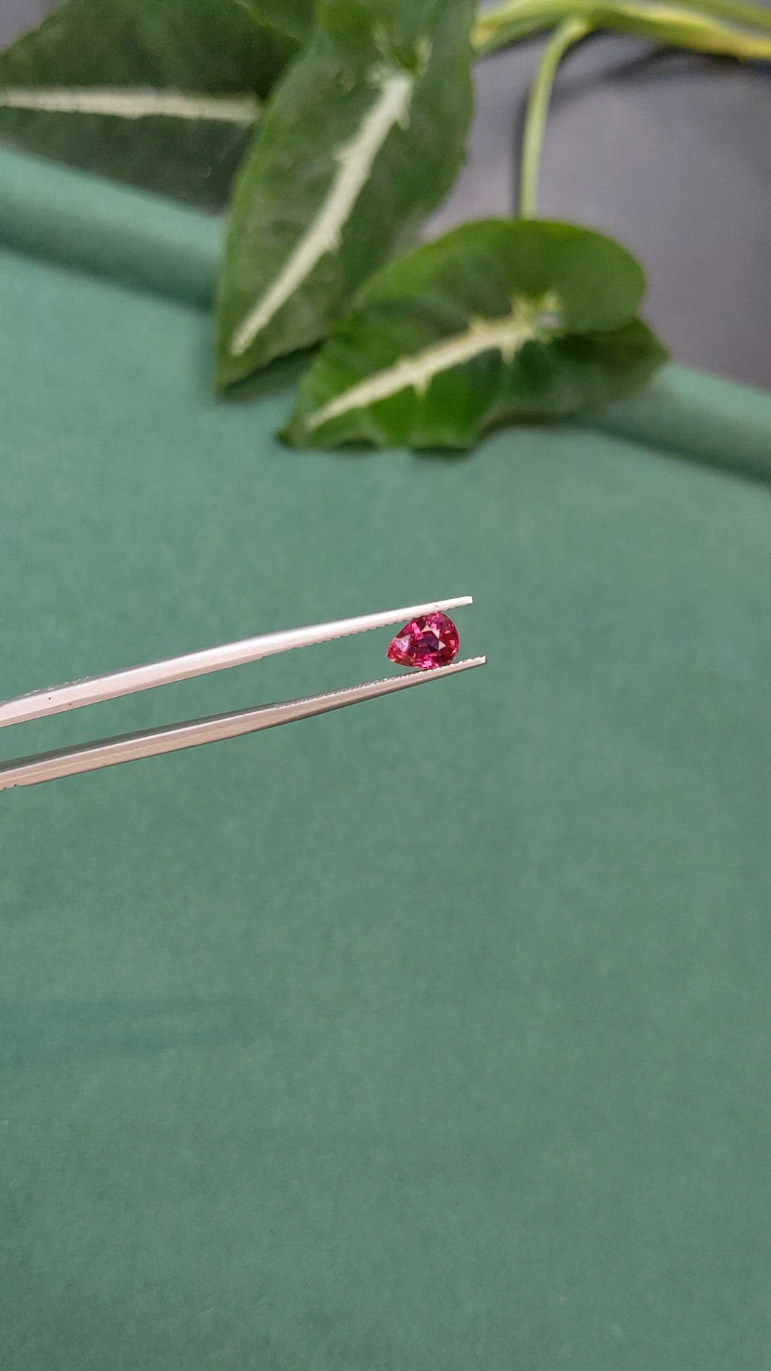 1.02 Ct. Pinkish Red Ruby from Mozambique Size Video