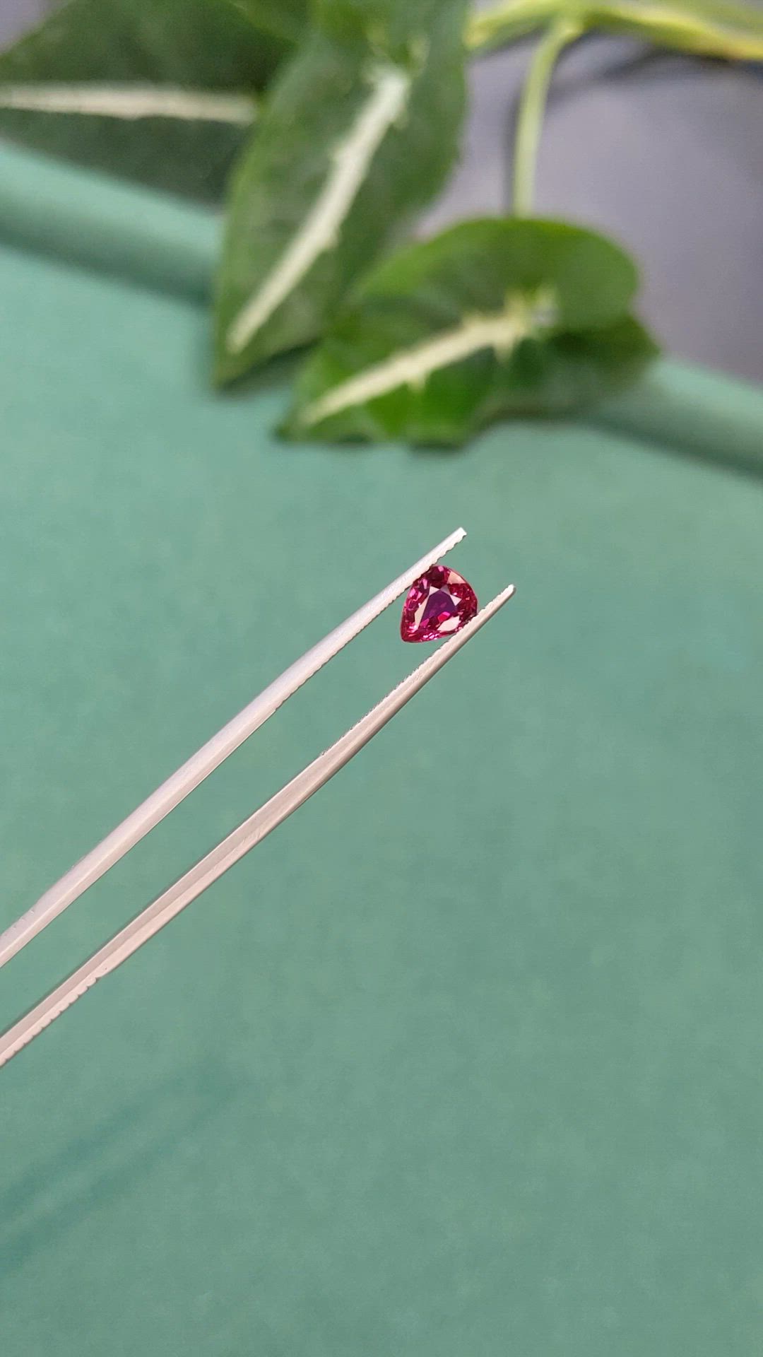 1.10 Ct. Pinkish Red Ruby from Mozambique Size Video