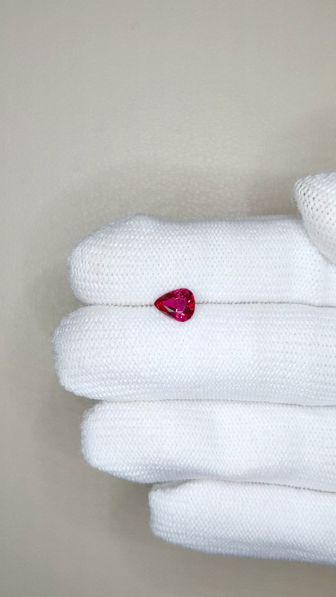 1.10 Ct. Pinkish Red Ruby from Mozambique Size Video