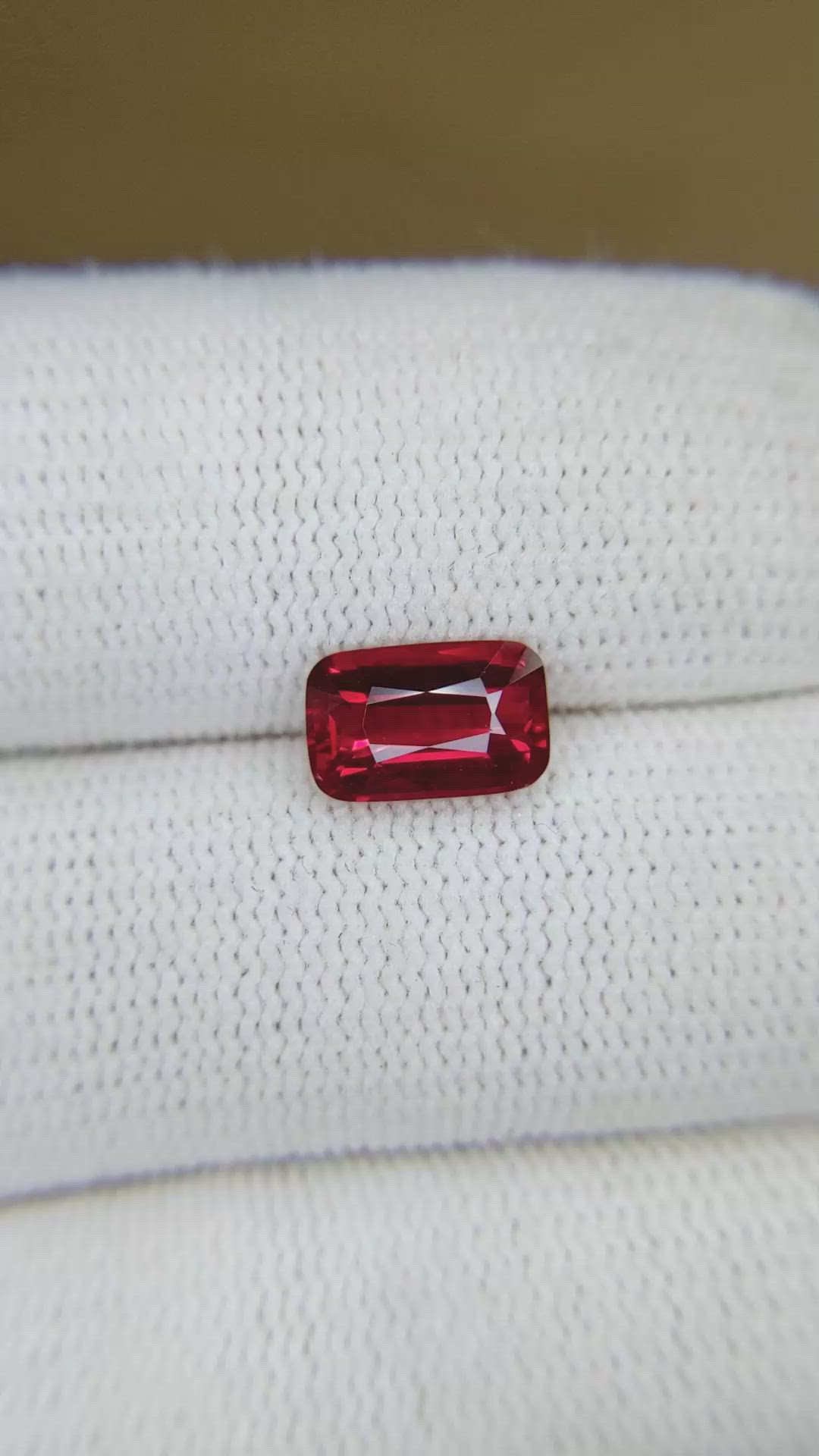 2.01 Ct. Ruby from Mozambique Size Video