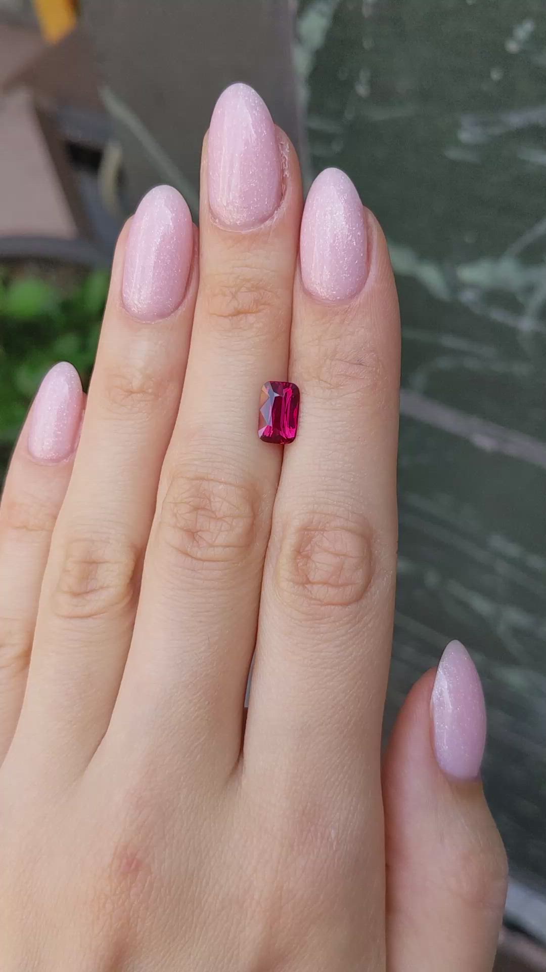 2.01 Ct. Ruby from Mozambique Size Video