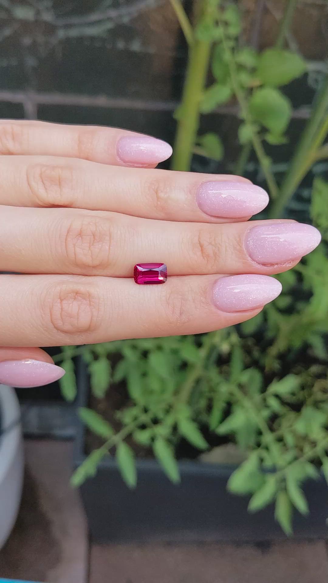 2.01 Ct. Ruby from Mozambique Size Video