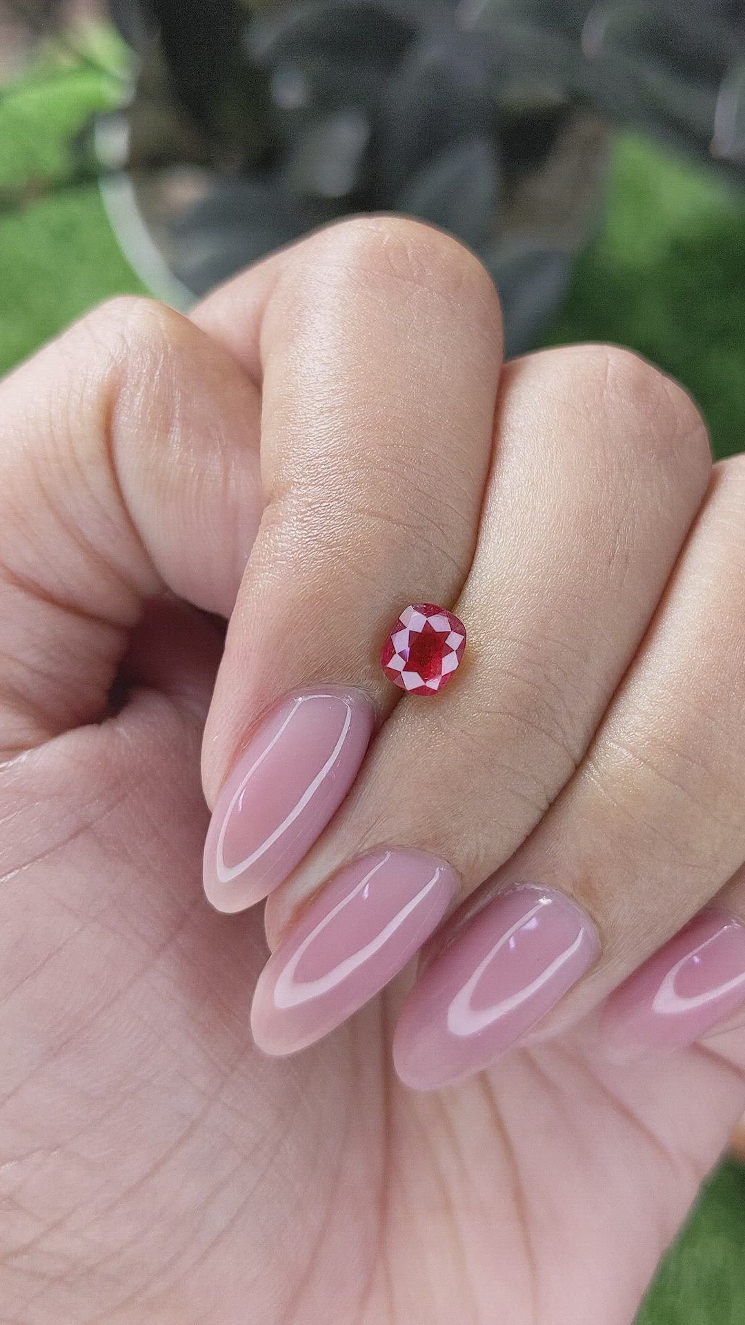 0.86 Ct. Ruby from Mozambique Size Video
