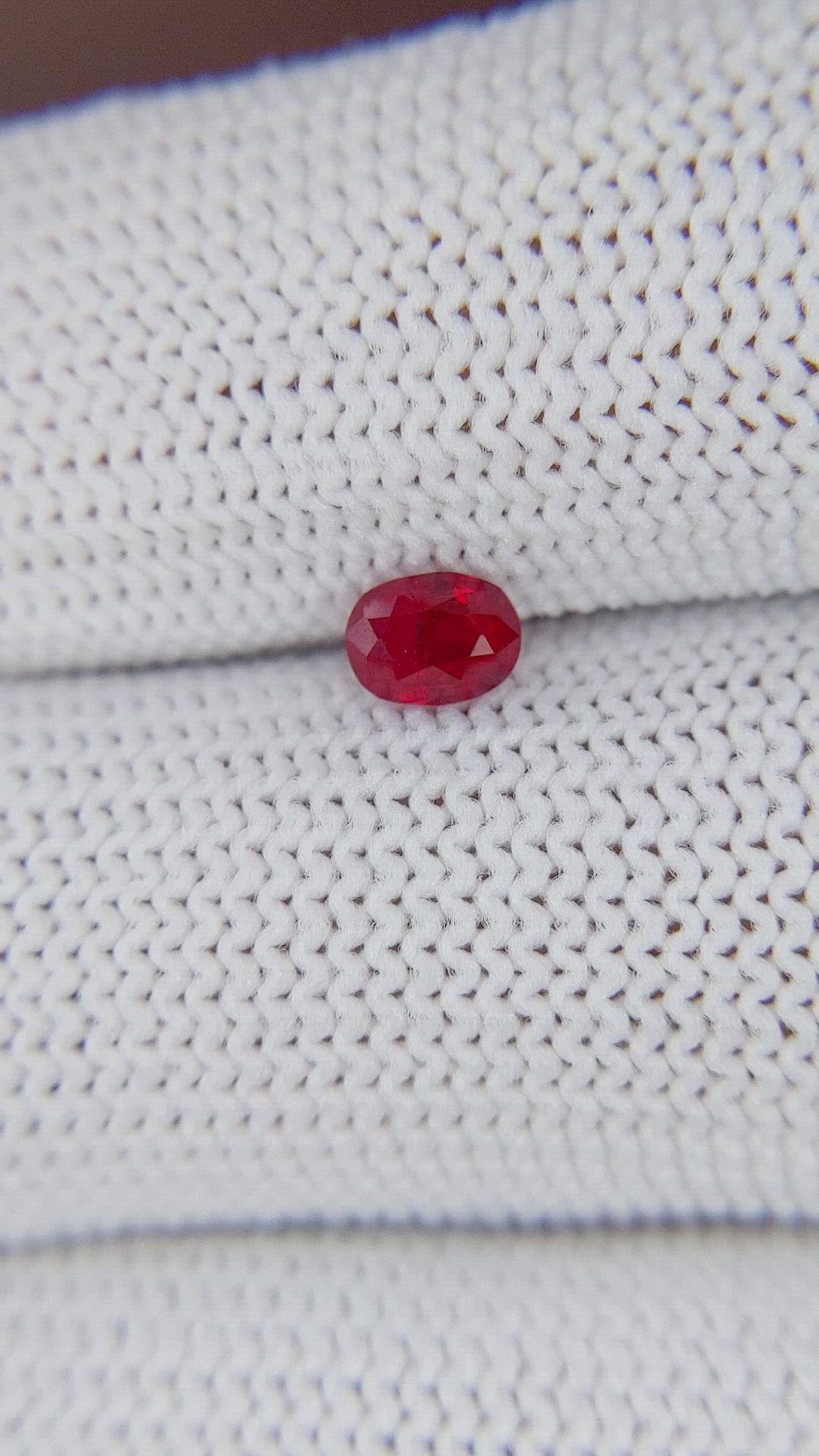 0.46 Ct. Ruby from Mozambique Size Video