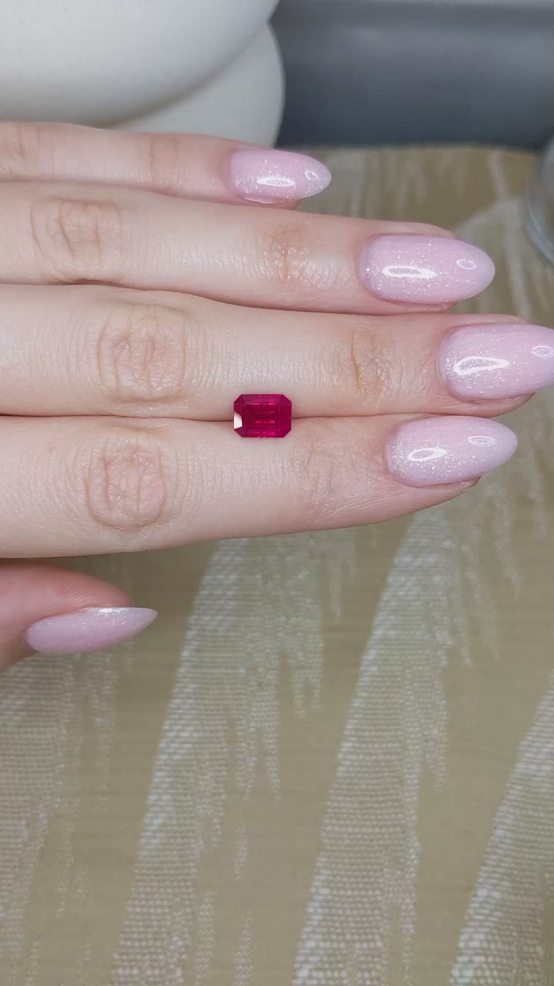 2.23 Ct. Ruby from Mozambique Size Video
