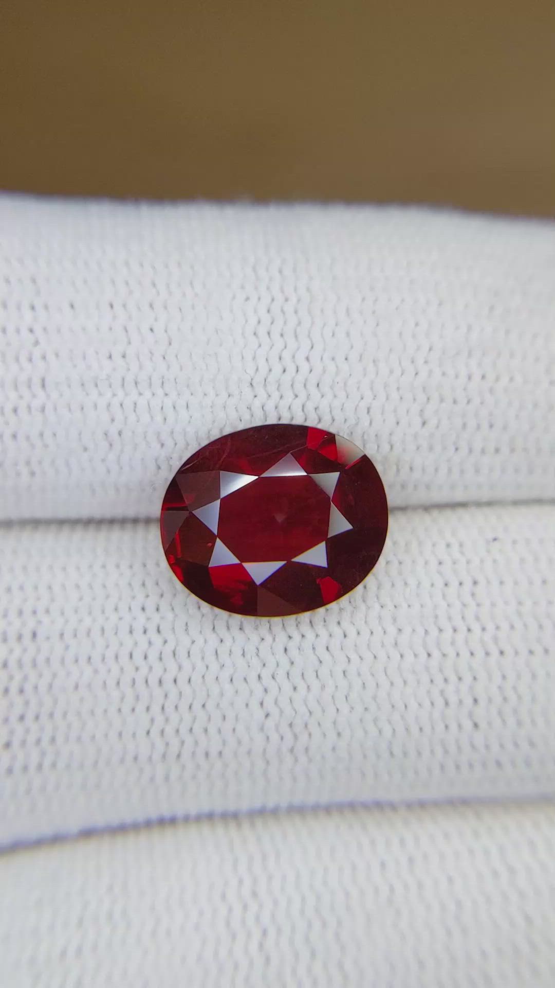 5.02 Ct. Ruby from Mozambique Size Video