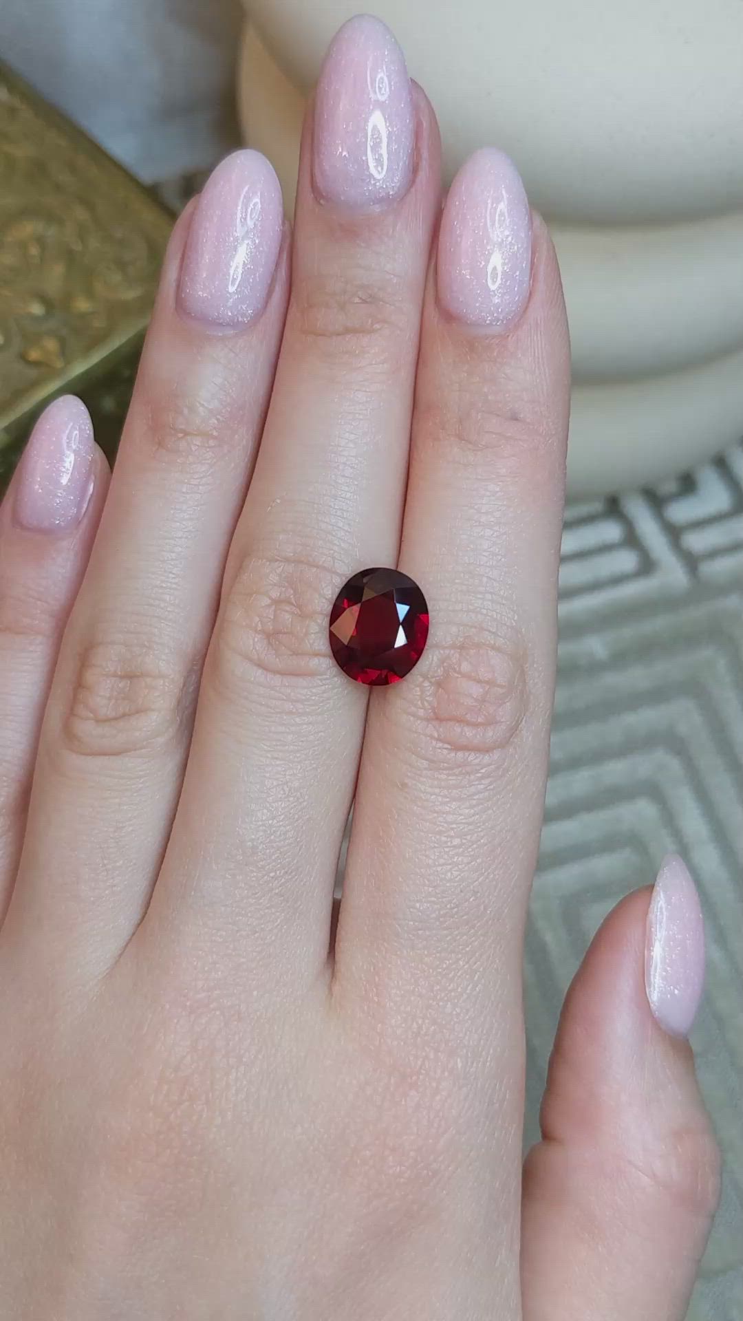 5.02 Ct. Ruby from Mozambique Size Video